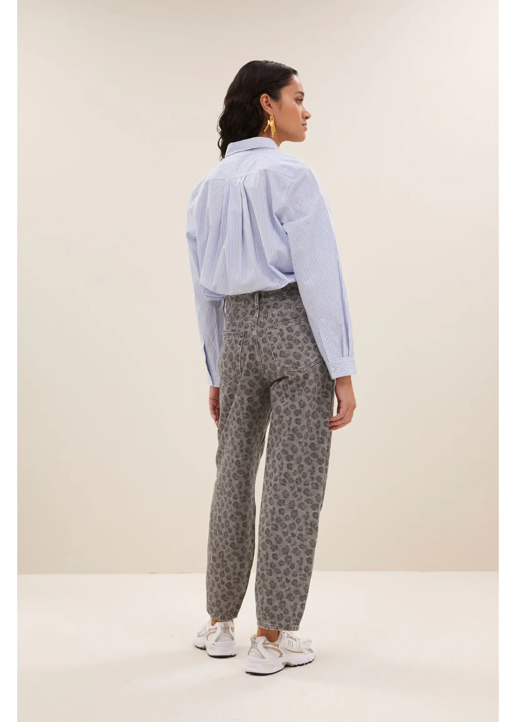 By-Bar By-Bar- Joly Blue Stripe Blouse - Sky