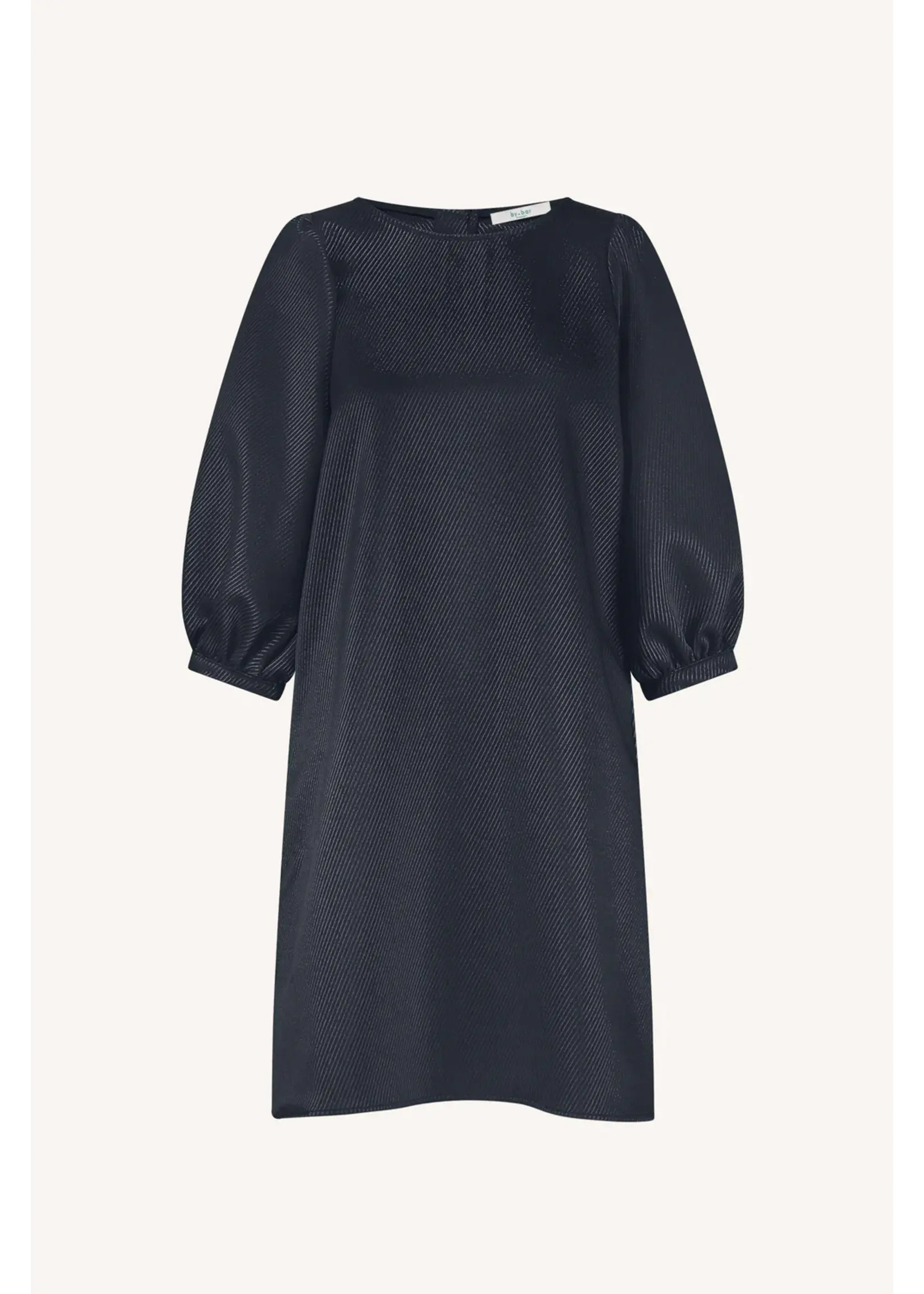 By-Bar By-Bar- Gigi Gloss Jurk - Midnight