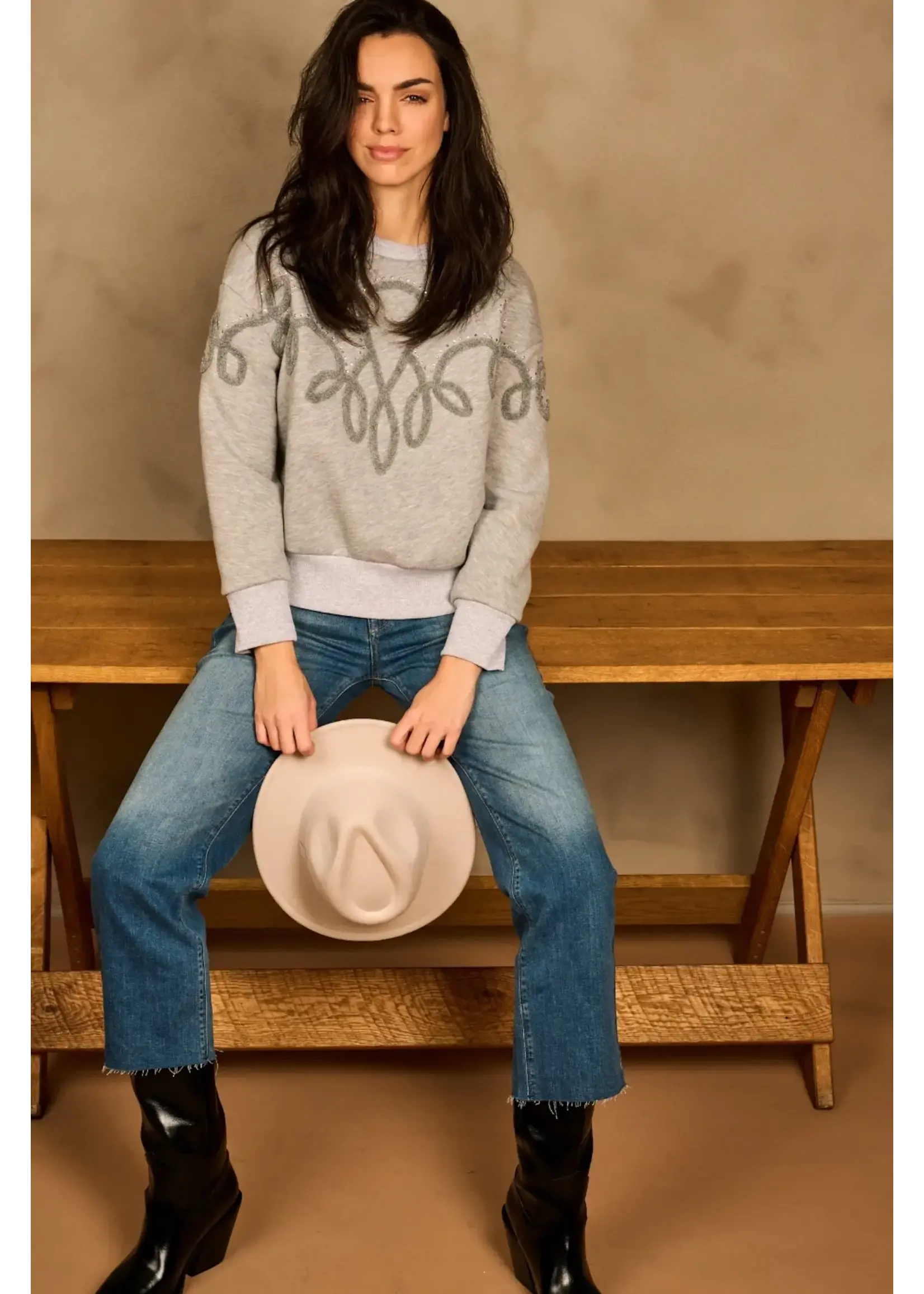 Due Amanti Due Amanti - Monnalisa Pullover - Grijs