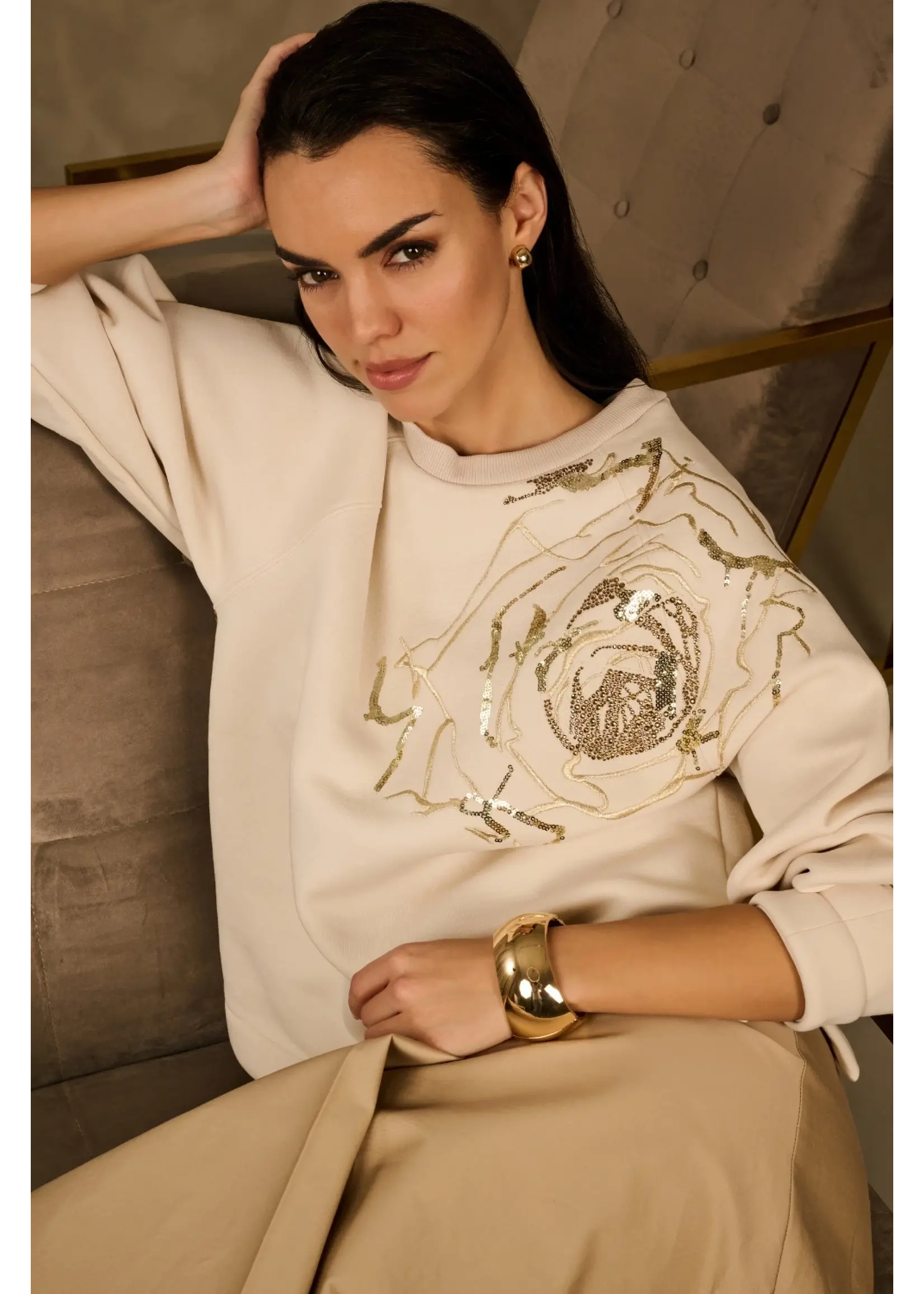 Due Amanti Due Amanti - Victoira Pullover - Beige