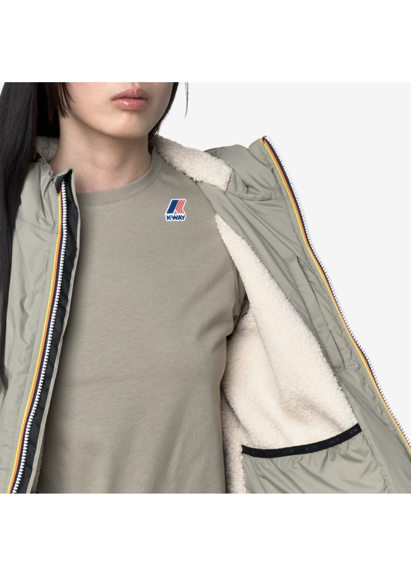 K-WAY K-WAY - Le Vrai 4.0 Albine Orsetto - Green Oak