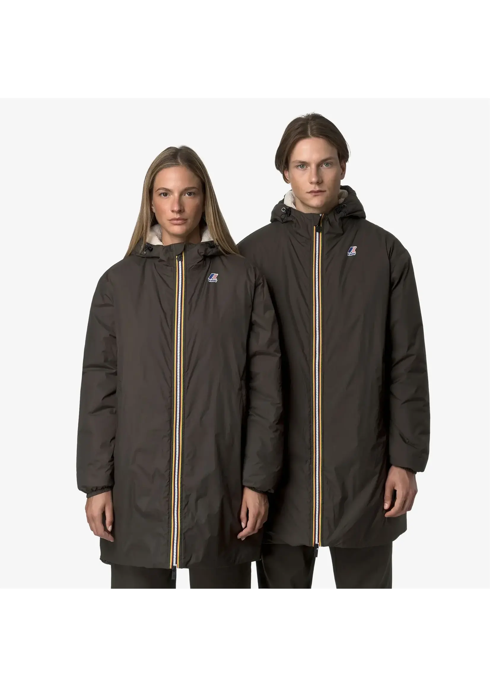 K-WAY K-WAY - Le Vrai 4.0 Eiffel East Orsetto - Black Olive