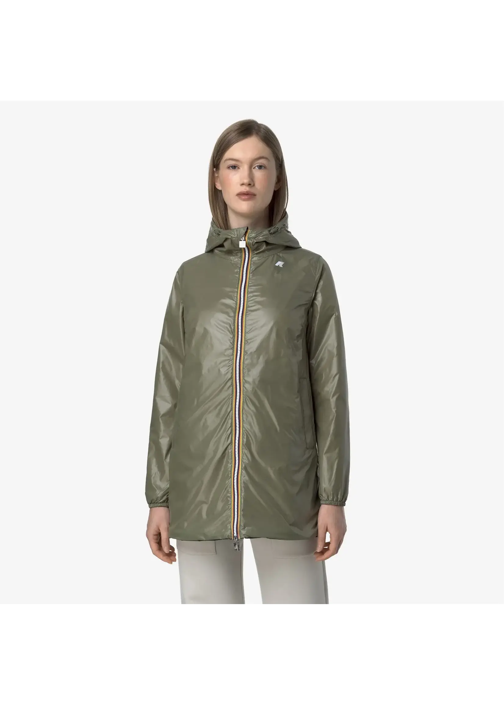 K-WAY K-WAY - Sophie Plus 2.0 Double - Blue Depth/Green Lichen