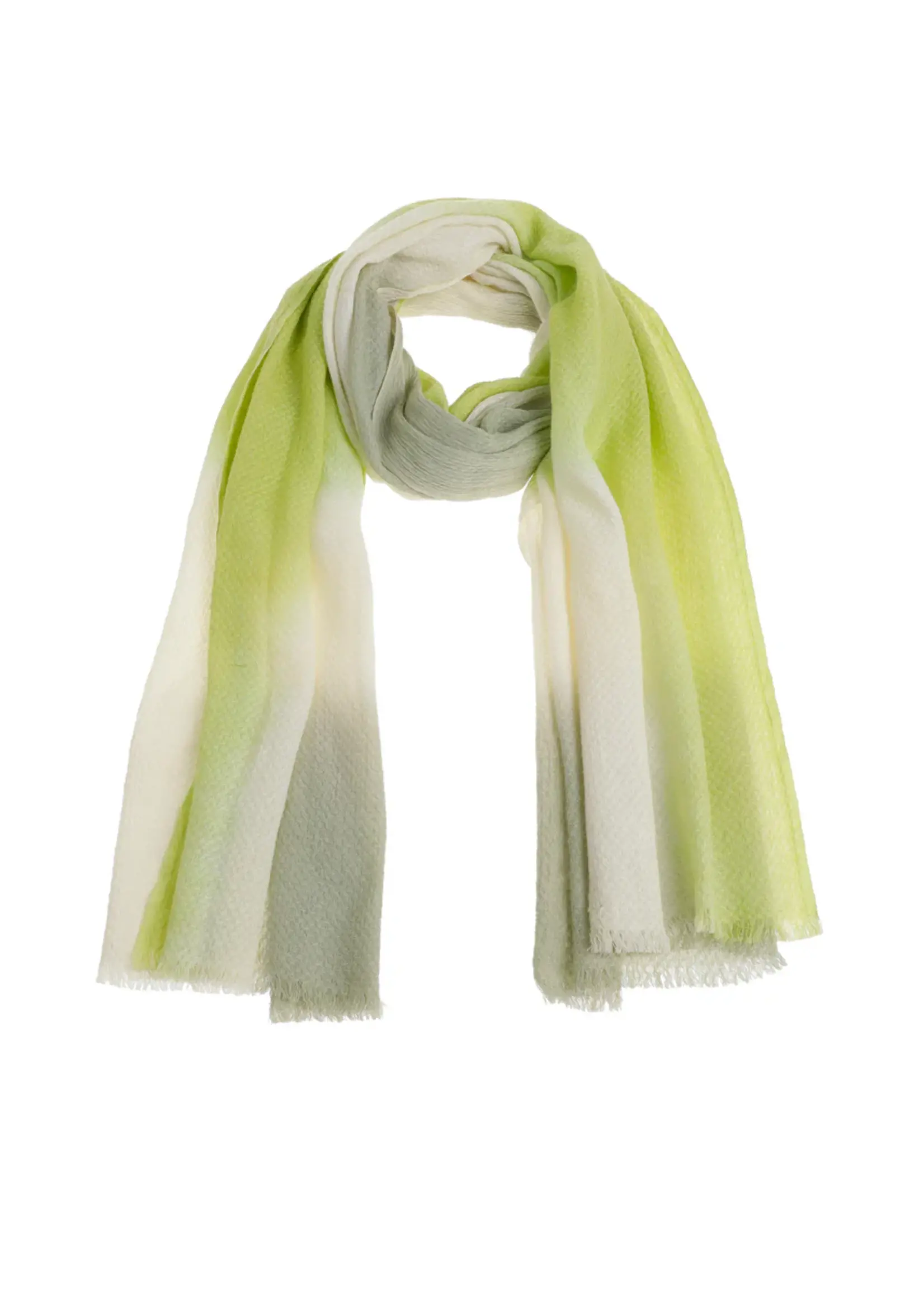 Marie Méro Marie Méro - Wild Lime Sjaal - Lime/Cream