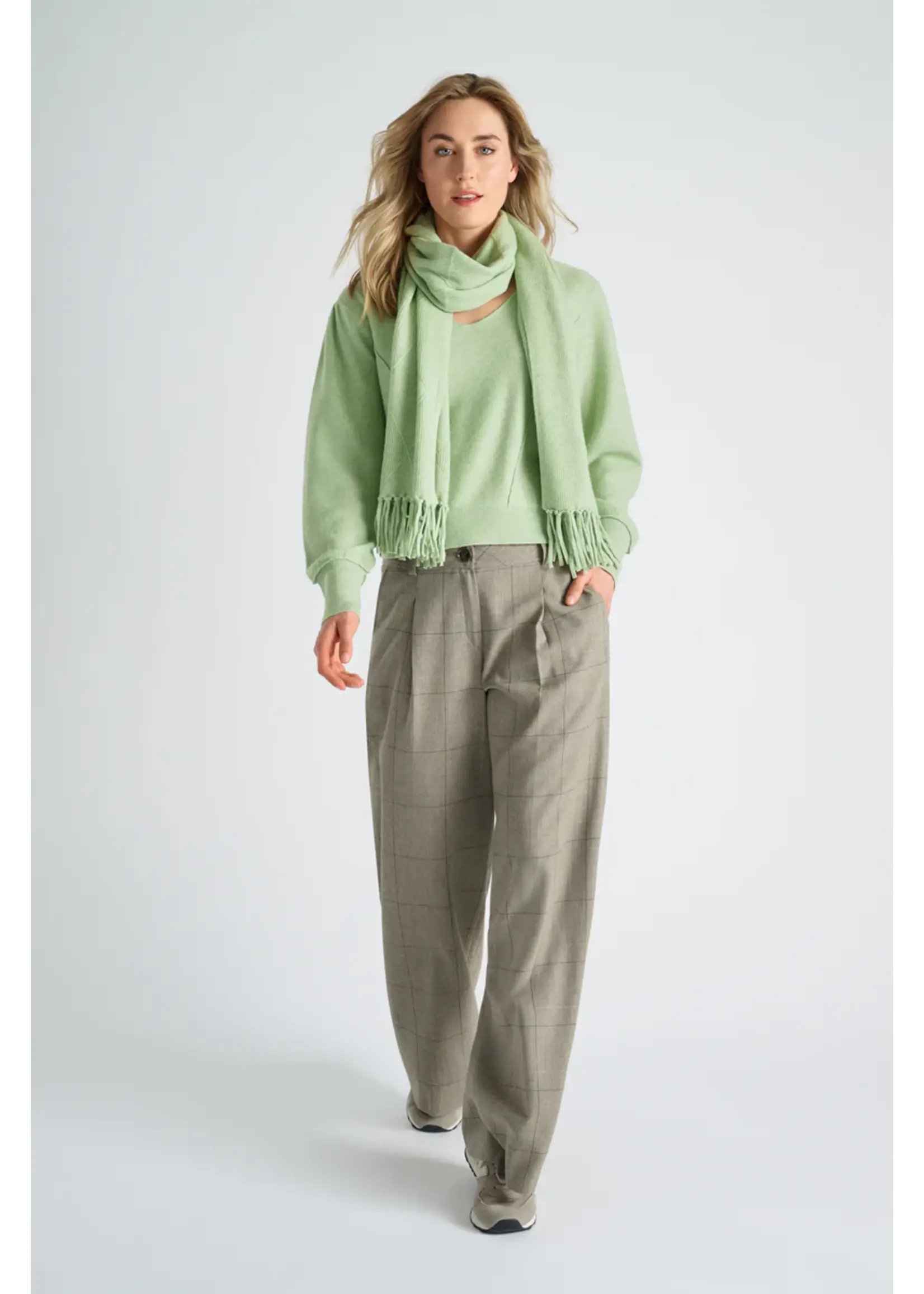 Marie Méro Marie Méro - Mineral Green Broek - Olijf