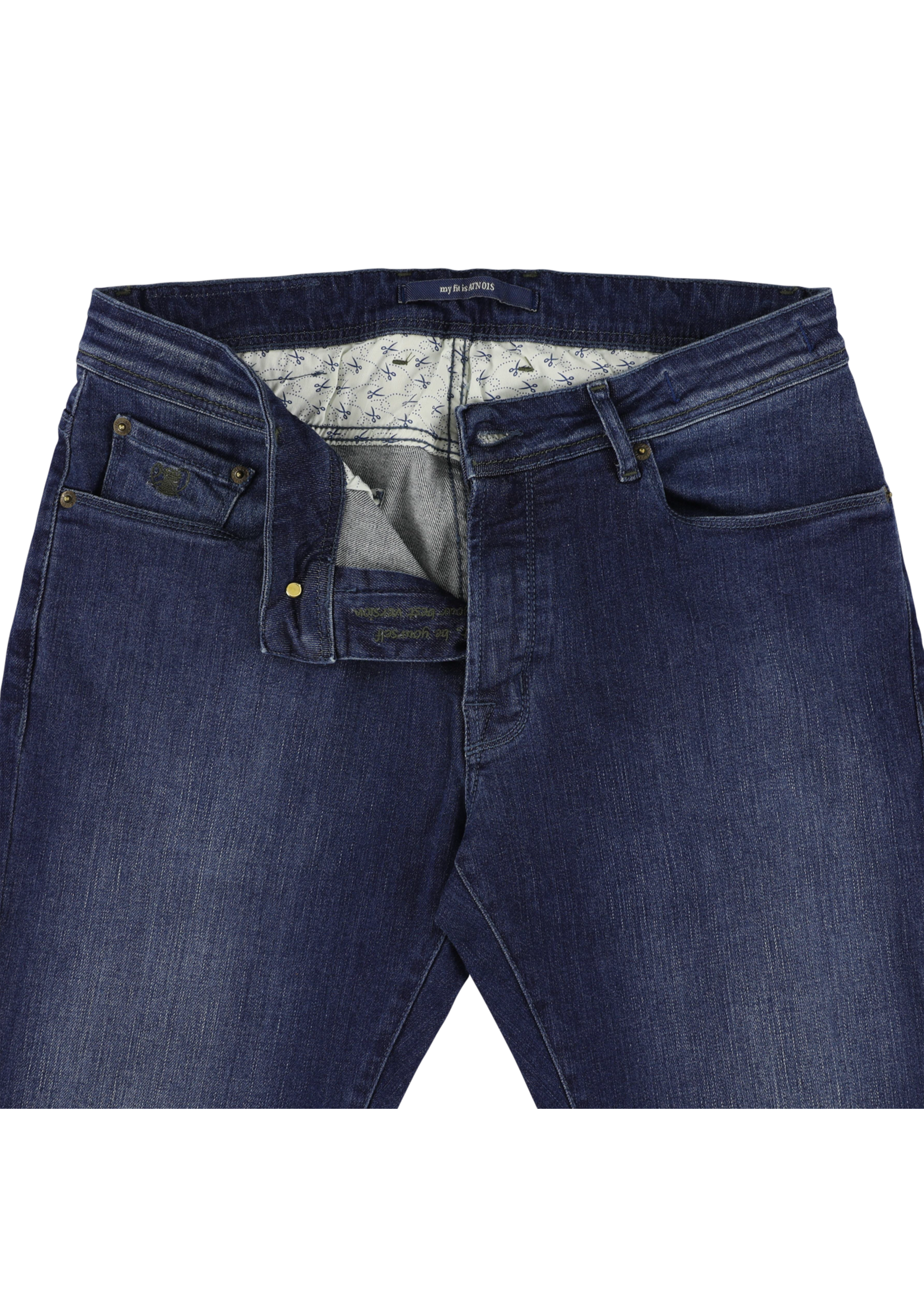 Atelier Noterman Atelier Noterman - Slim Fit Jeans ATN01S - Gewassen Denim