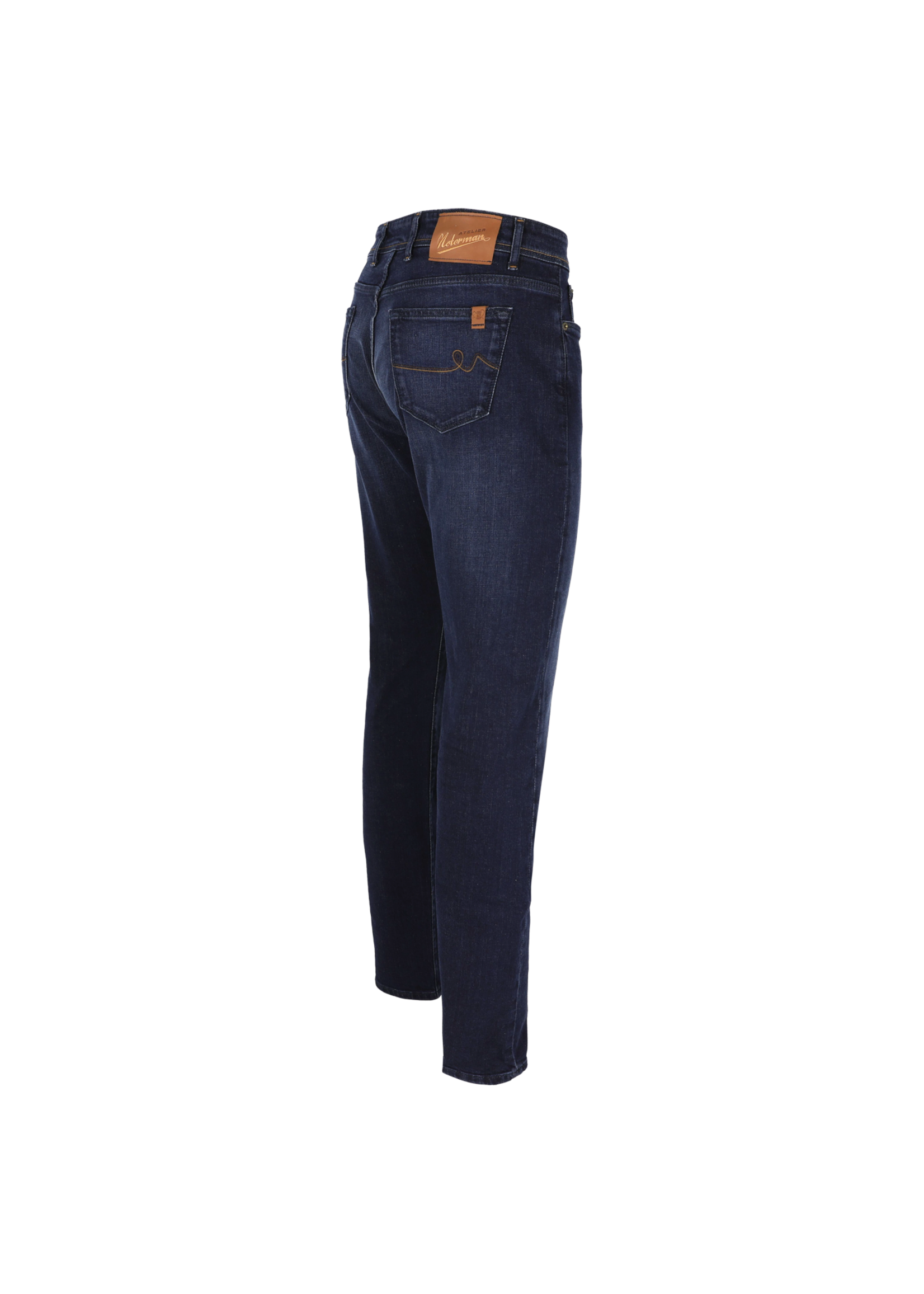 Atelier Noterman Atelier Noterman - Relax  Fit Jeans ATN01rg - Donker Denim