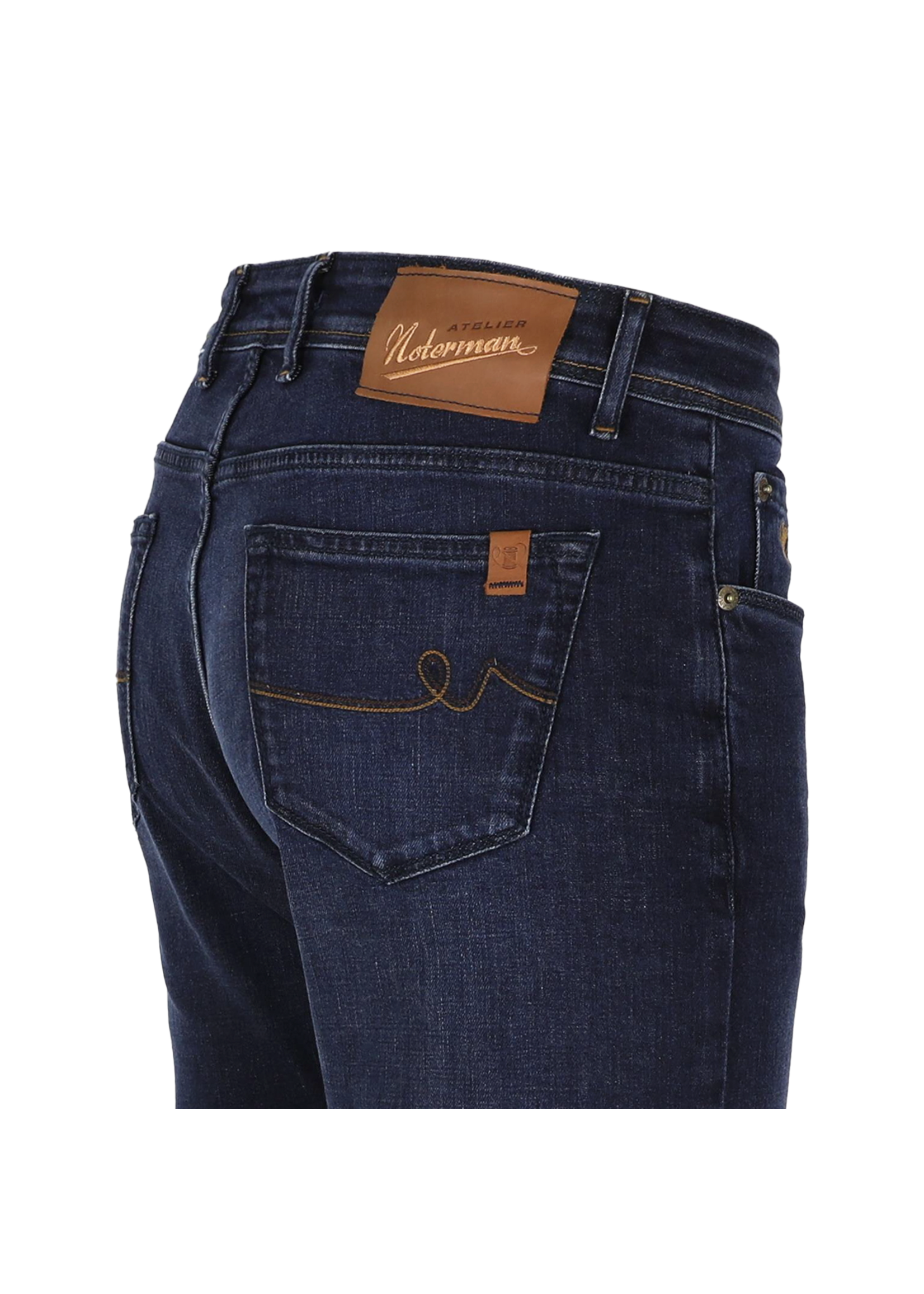 Atelier Noterman Atelier Noterman - Slim Fit Jeans ATN01S - Donker Denim