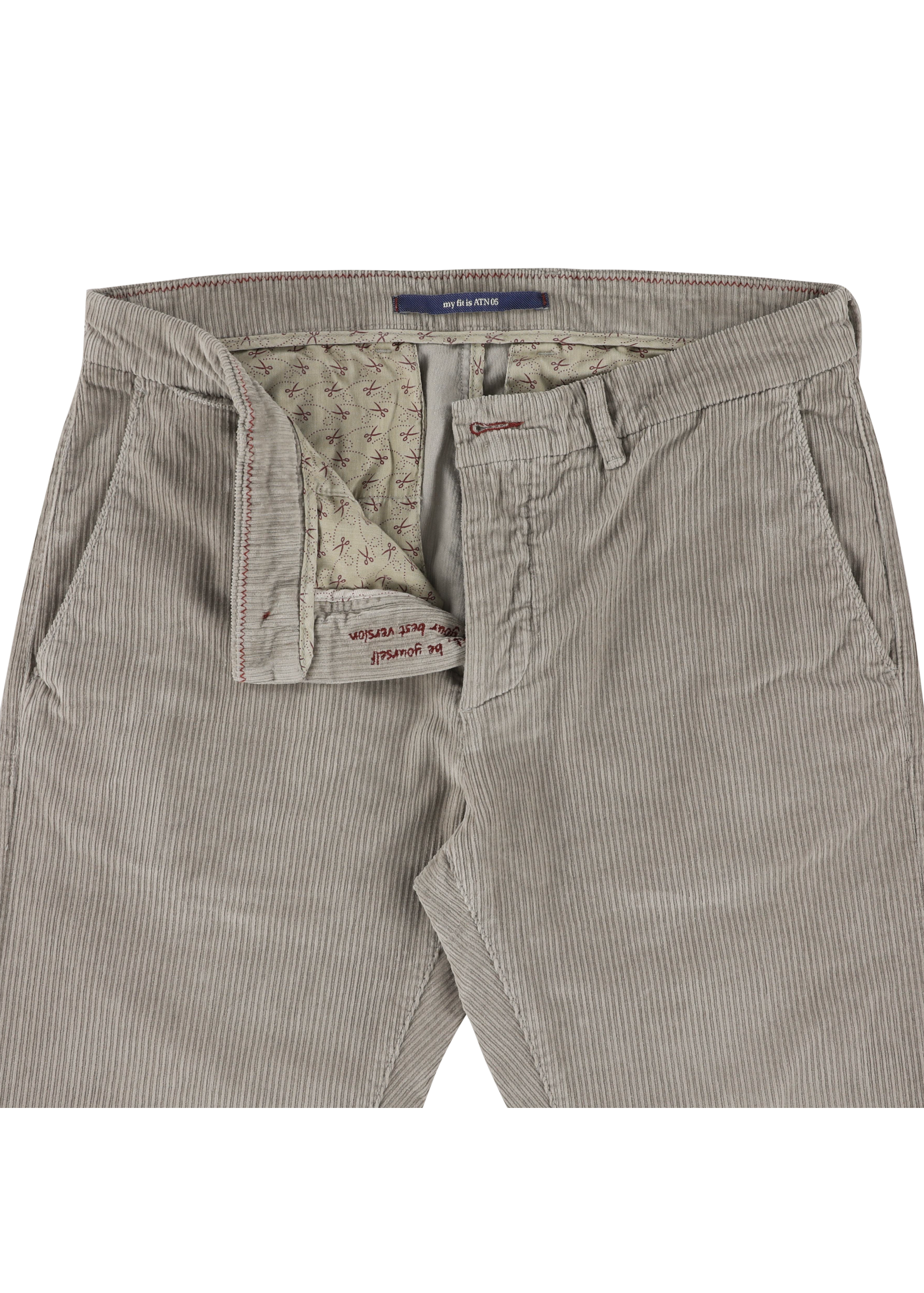 Atelier Noterman Atelier Noterman - Slim Fit Velours Chino - Taupe