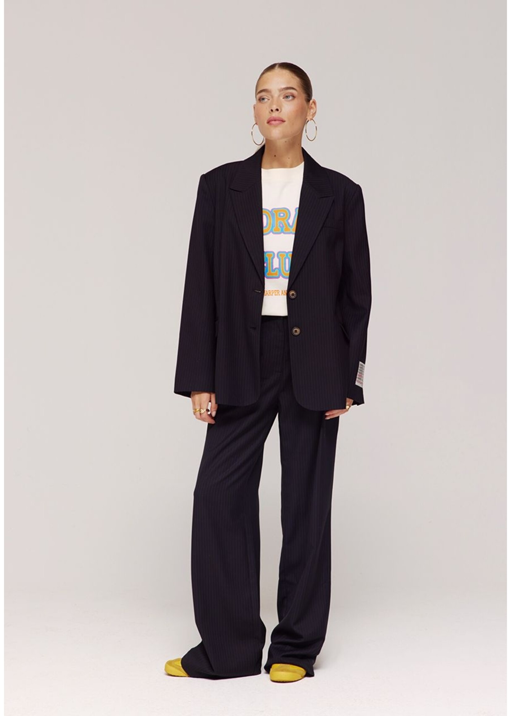 Harper&Yve Harper&Yve - Anna Blazer - Black/Stripe