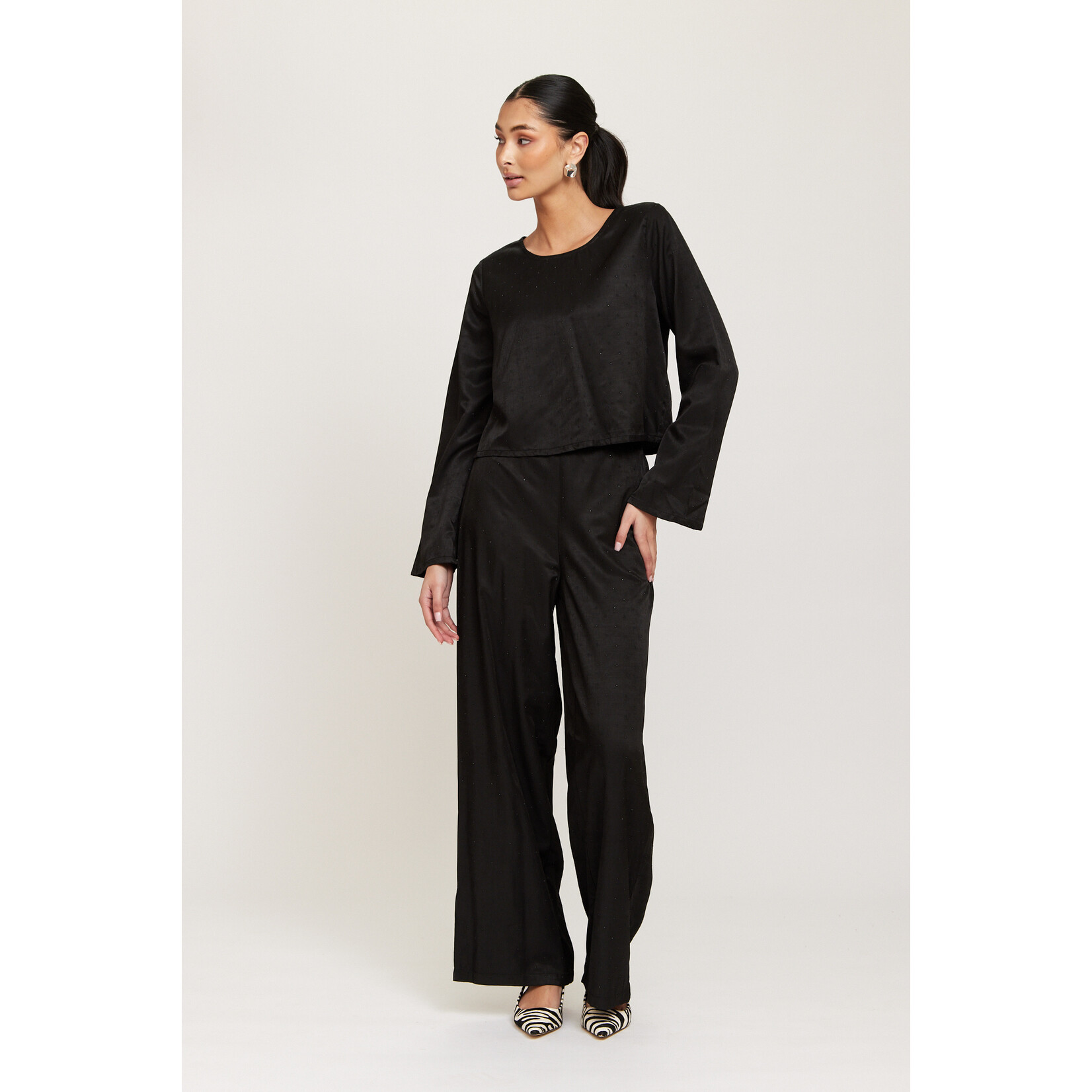 Rut&Circle Rut&Circle - Emma Strass Broek - Zwart