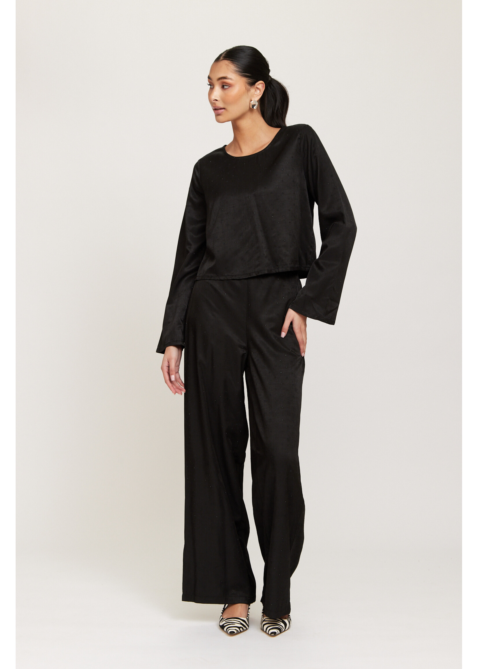 Rut&Circle Rut&Circle - Emma Strass Broek - Zwart