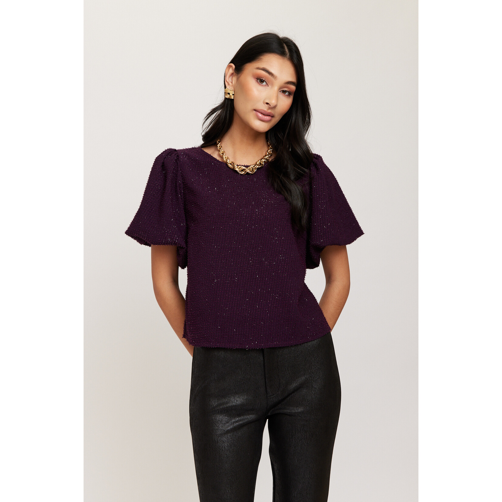Rut&Circle Rut&Circle - Hilda Blouse - Purple