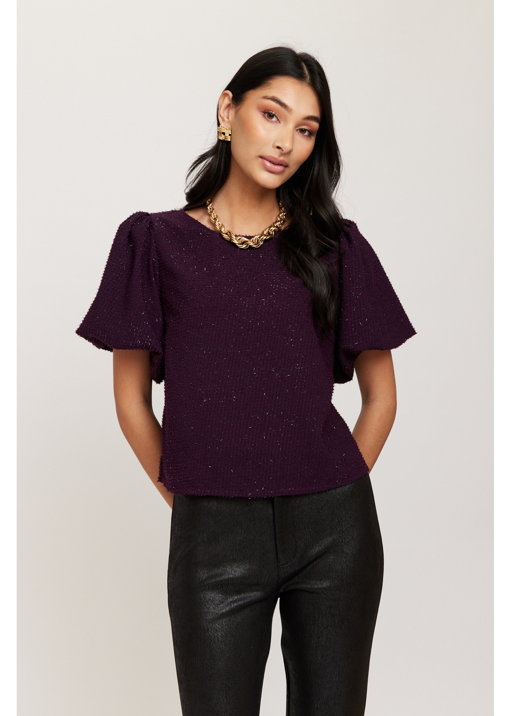Rut&Circle Rut&Circle - Hilda Blouse - Purple