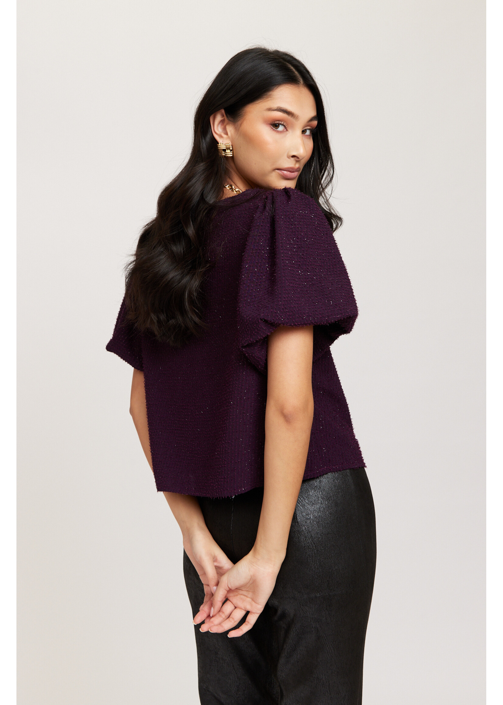 Rut&Circle Rut&Circle - Hilda Blouse - Purple