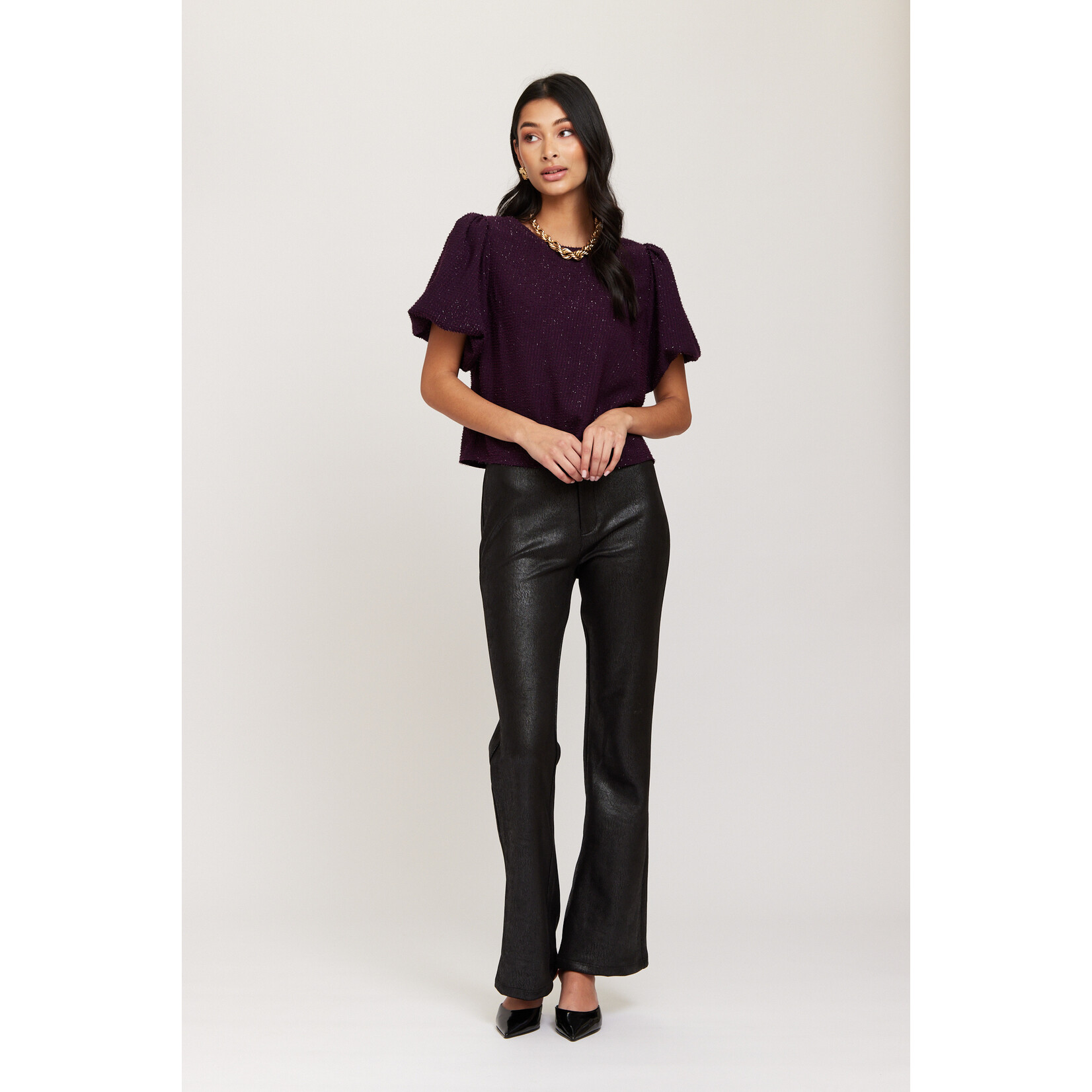 Rut&Circle Rut&Circle - Hilda Blouse - Purple