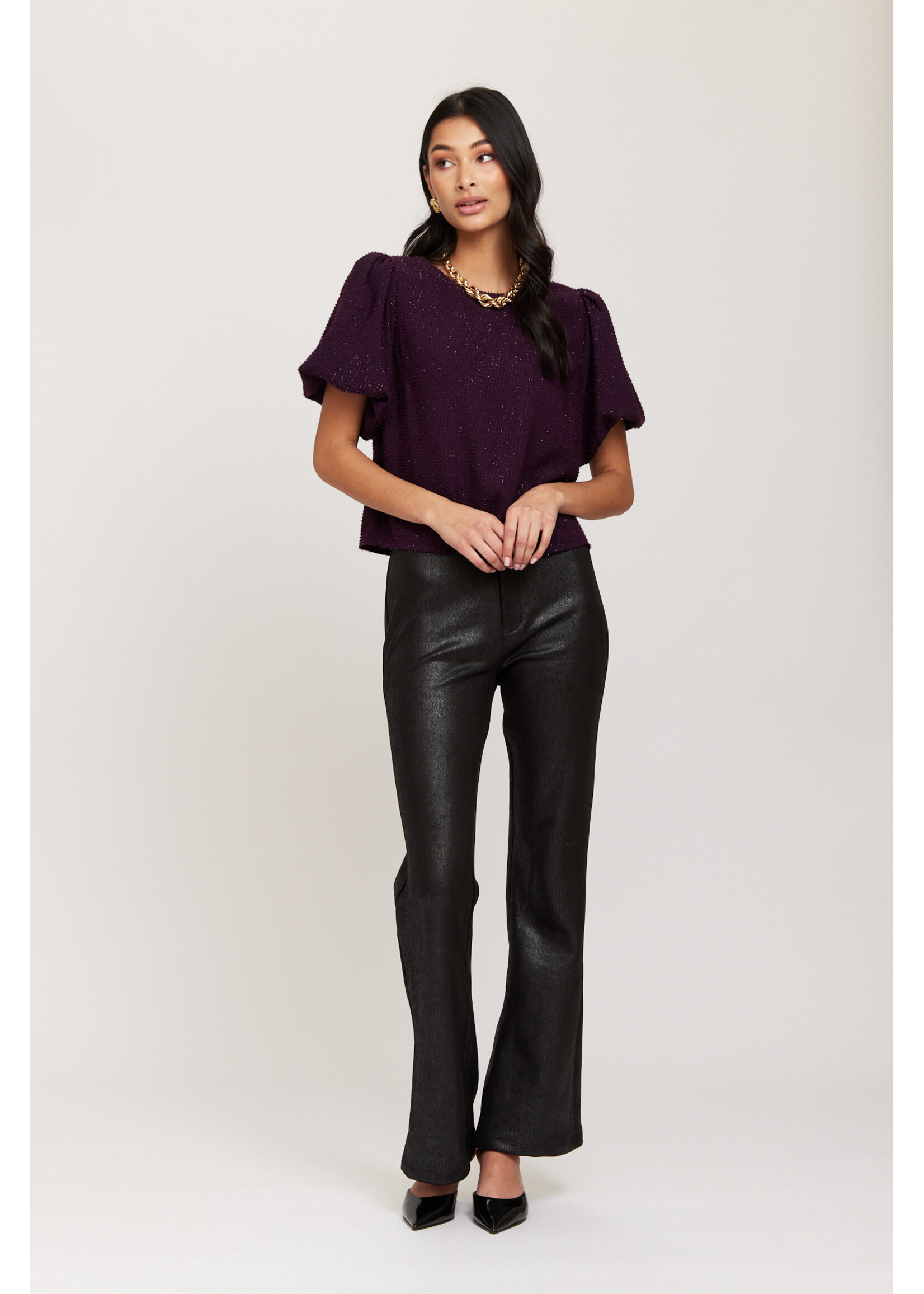 Rut&Circle Rut&Circle - Hilda Blouse - Purple