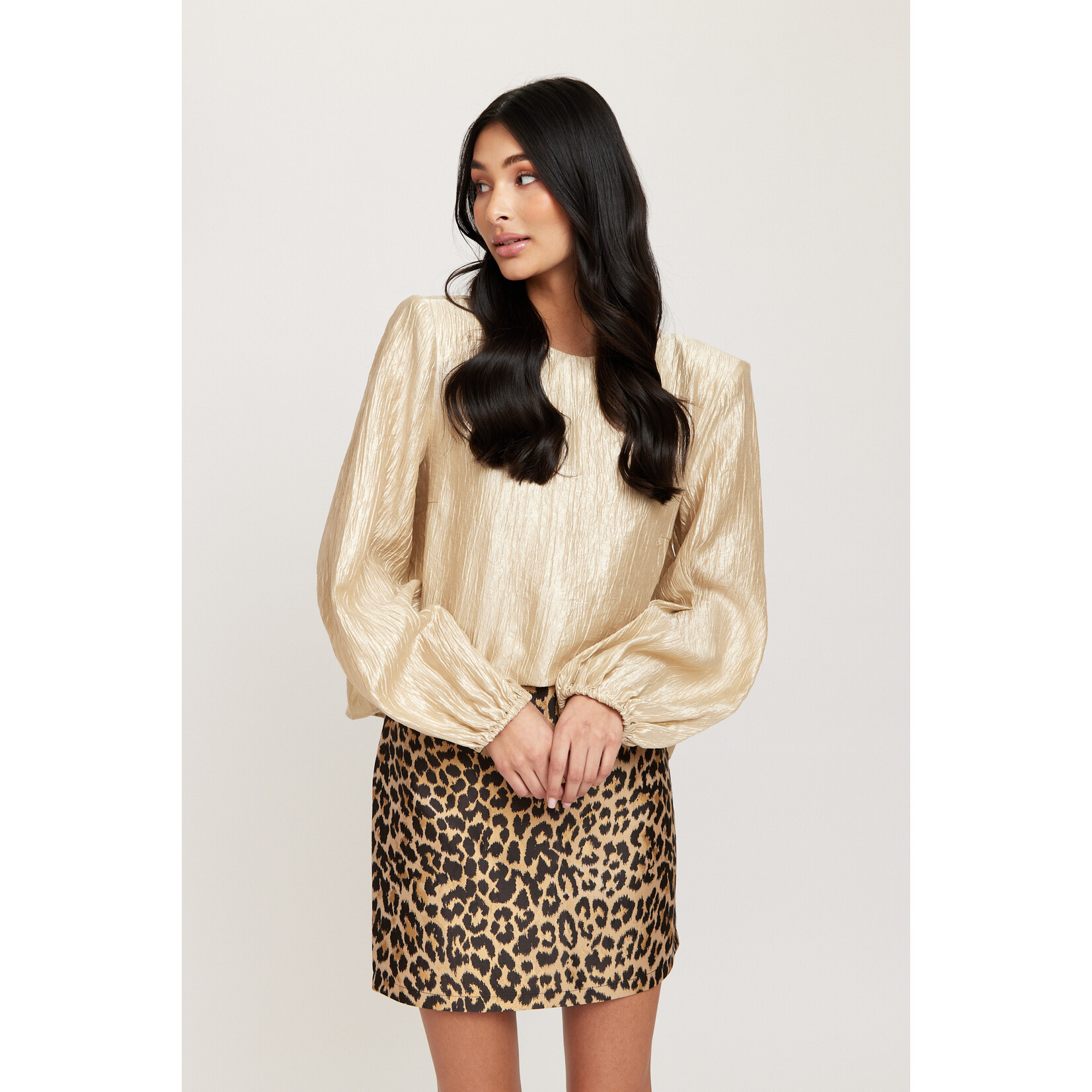 Rut&Circle Rut&Circle - Johanna Blouse - Champagne