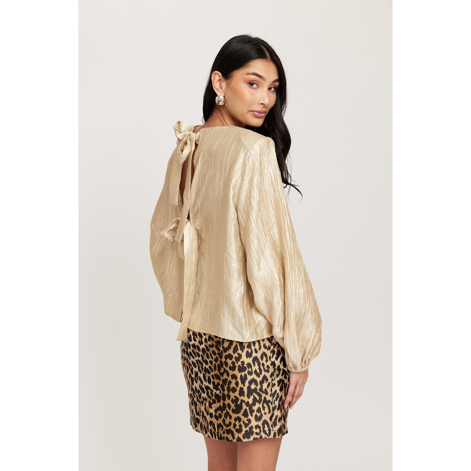 Rut&Circle Rut&Circle - Johanna Blouse - Champagne