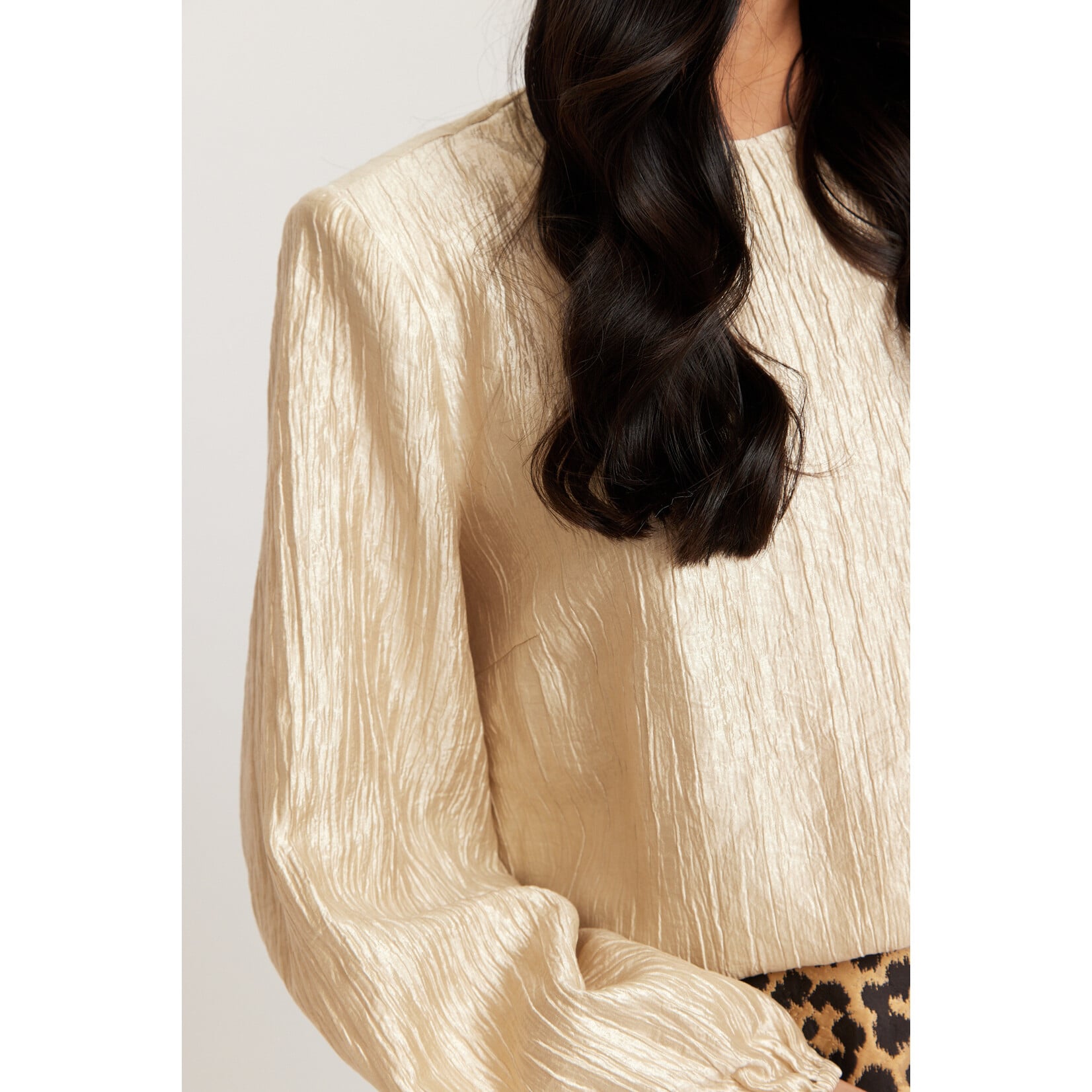 Rut&Circle Rut&Circle - Johanna Blouse - Champagne