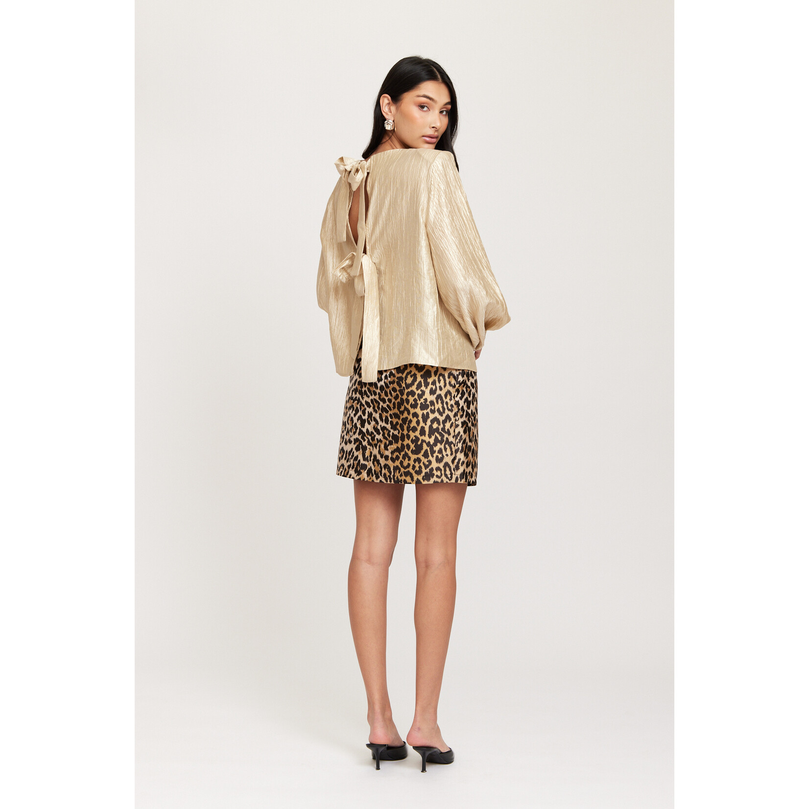 Rut&Circle Rut&Circle - Johanna Blouse - Champagne