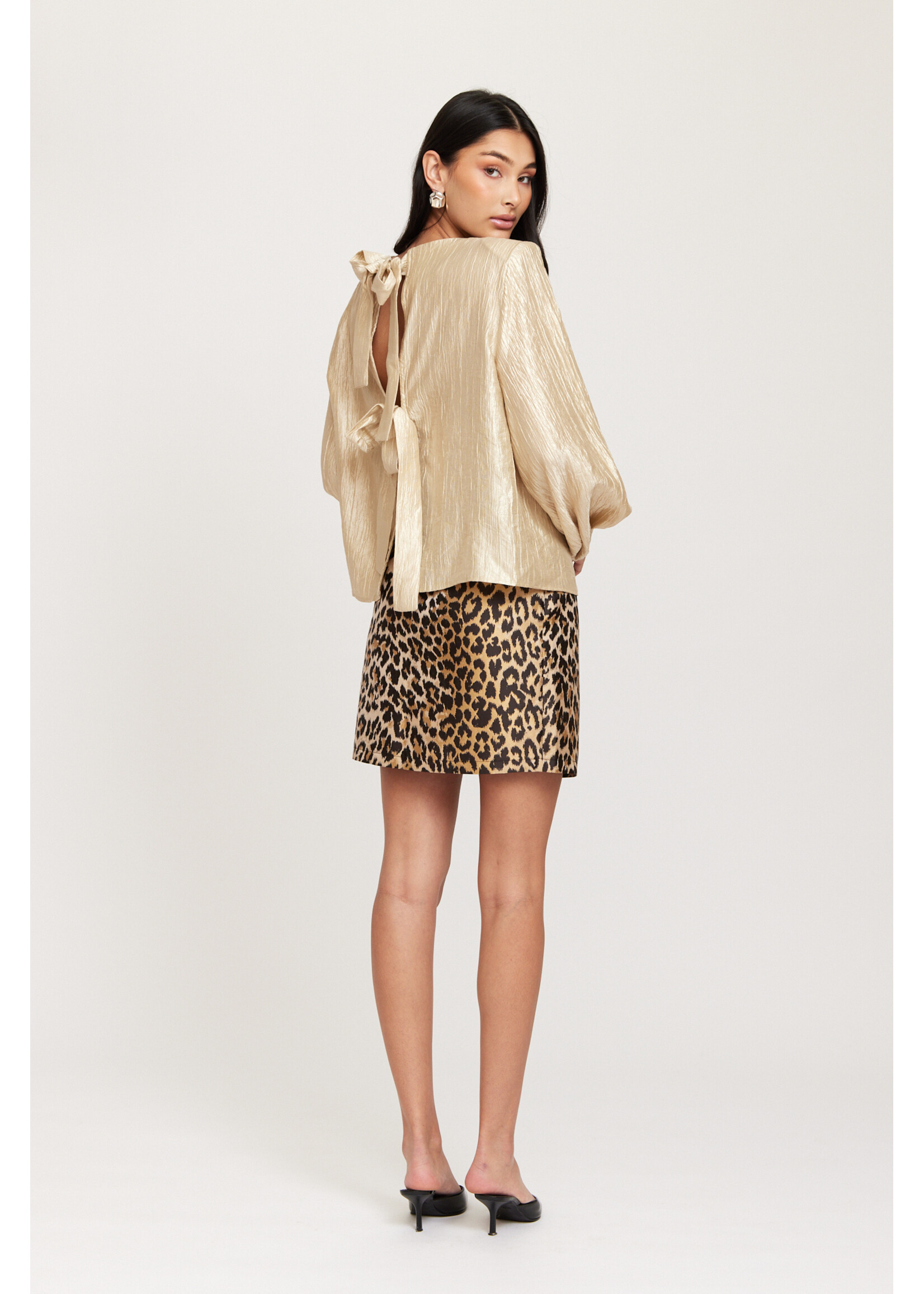 Rut&Circle Rut&Circle - Johanna Blouse - Champagne