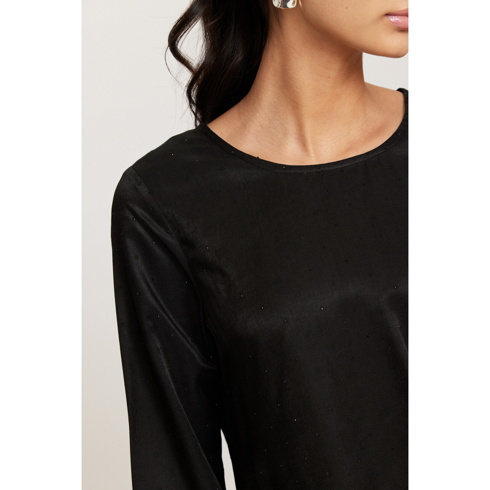 Rut&Circle Rut&Circle - Emma Strass Blouse - Zwart