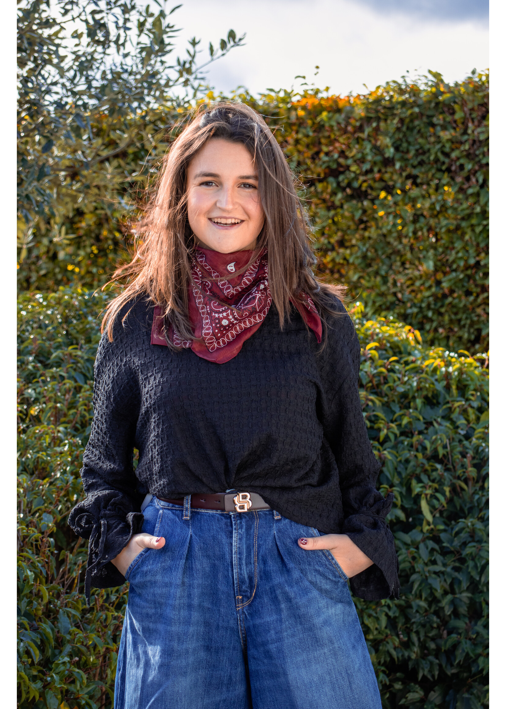 Bandana Sjaal -  Burgundy