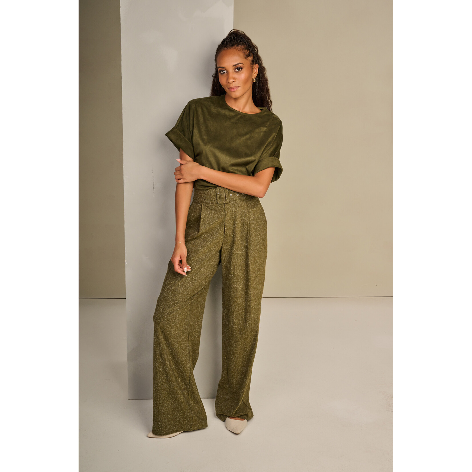 AC by Annelien Coorevits AC - Annelies T-shirt - Khaki
