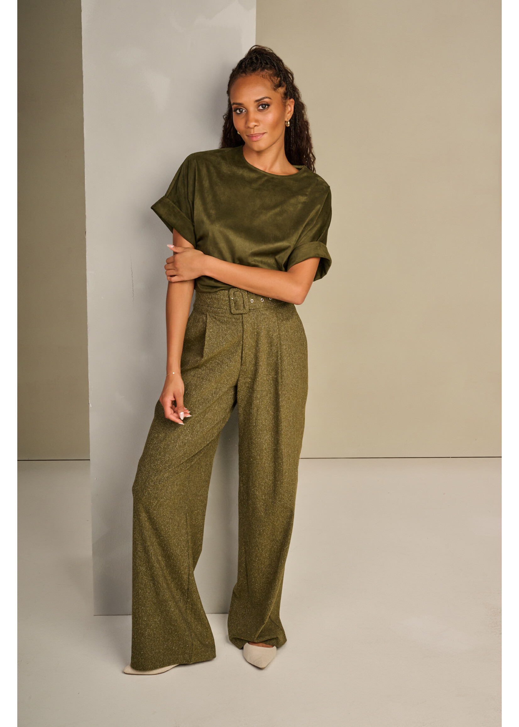 AC by Annelien Coorevits AC - Annelies T-shirt - Khaki