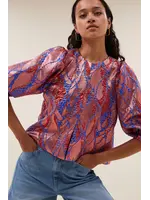 By-Bar By-Bar - Mauri Jacquard Blouse - Coral