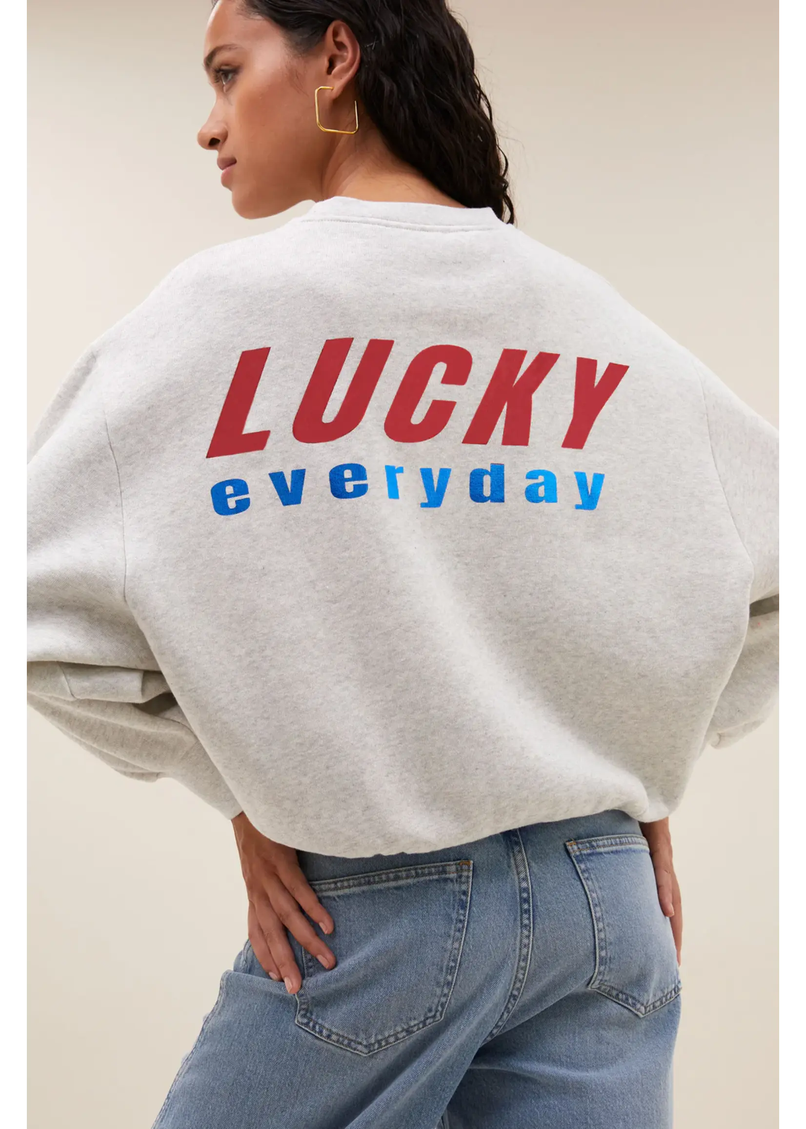 By-Bar By-Bar - Bibi Lucky Everyday Sweater - Light Grey Melee