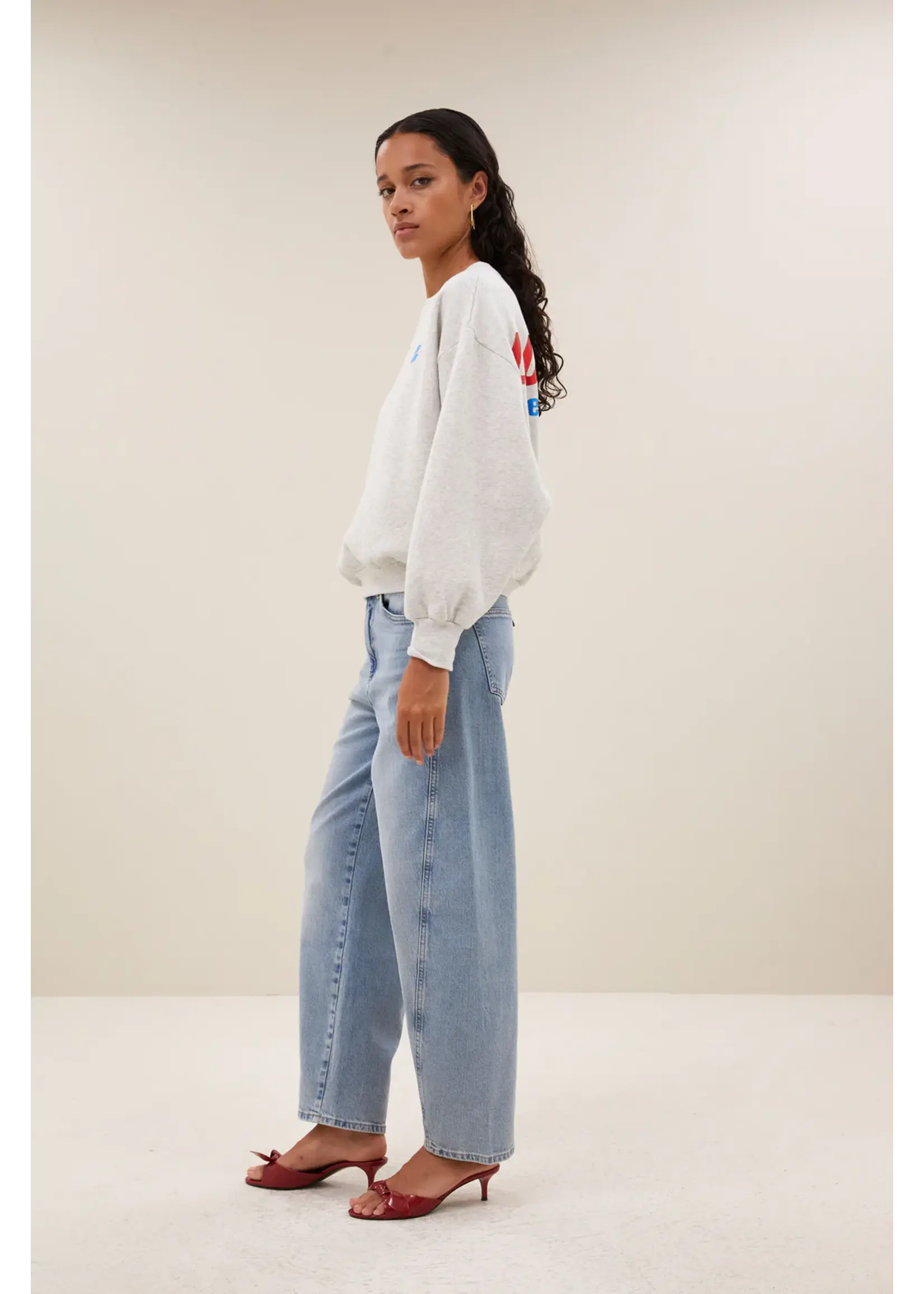 By-Bar By-Bar - Bibi Lucky Everyday Sweater - Light Grey Melee