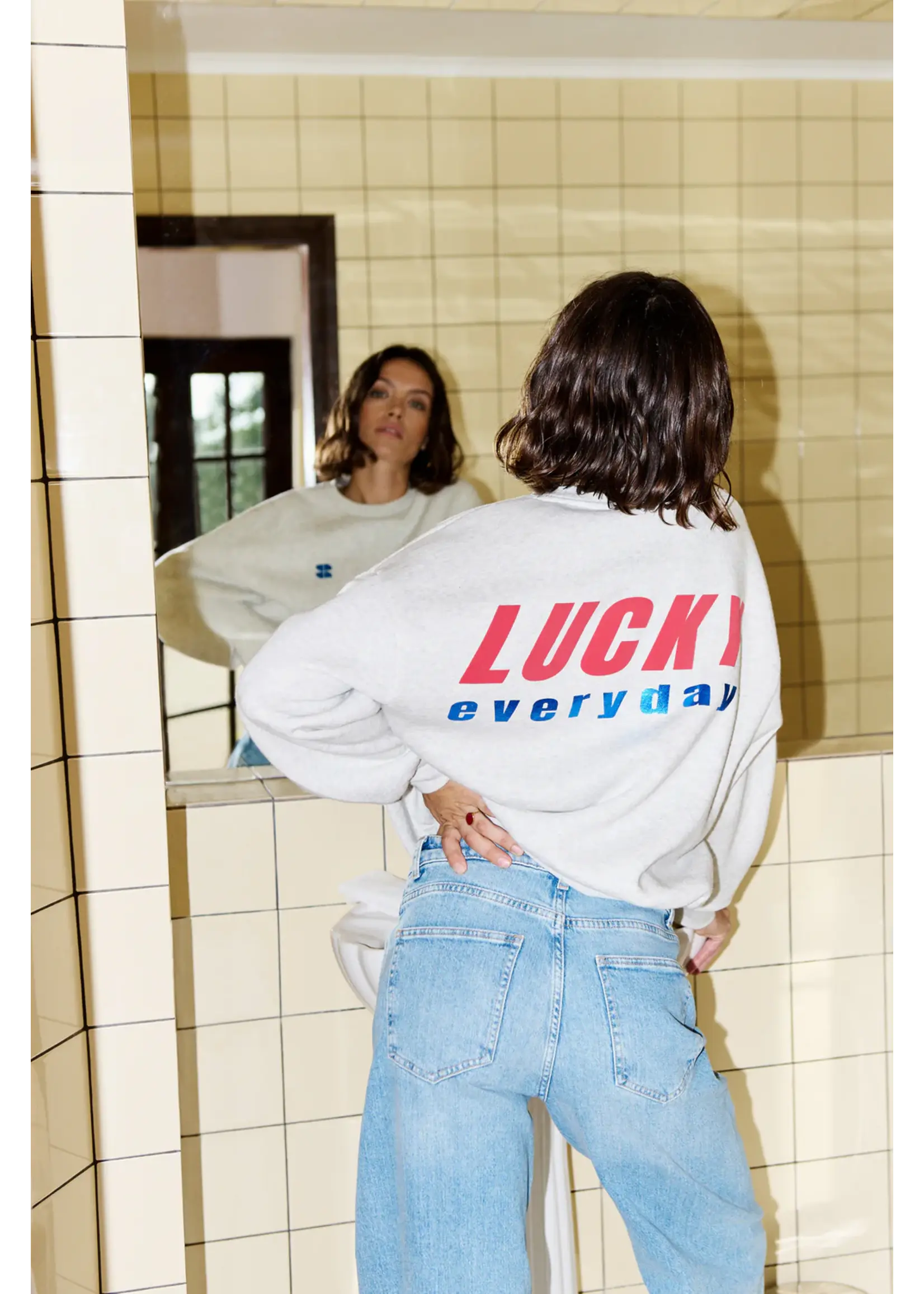 By-Bar By-Bar - Bibi Lucky Everyday Sweater - Light Grey Melee