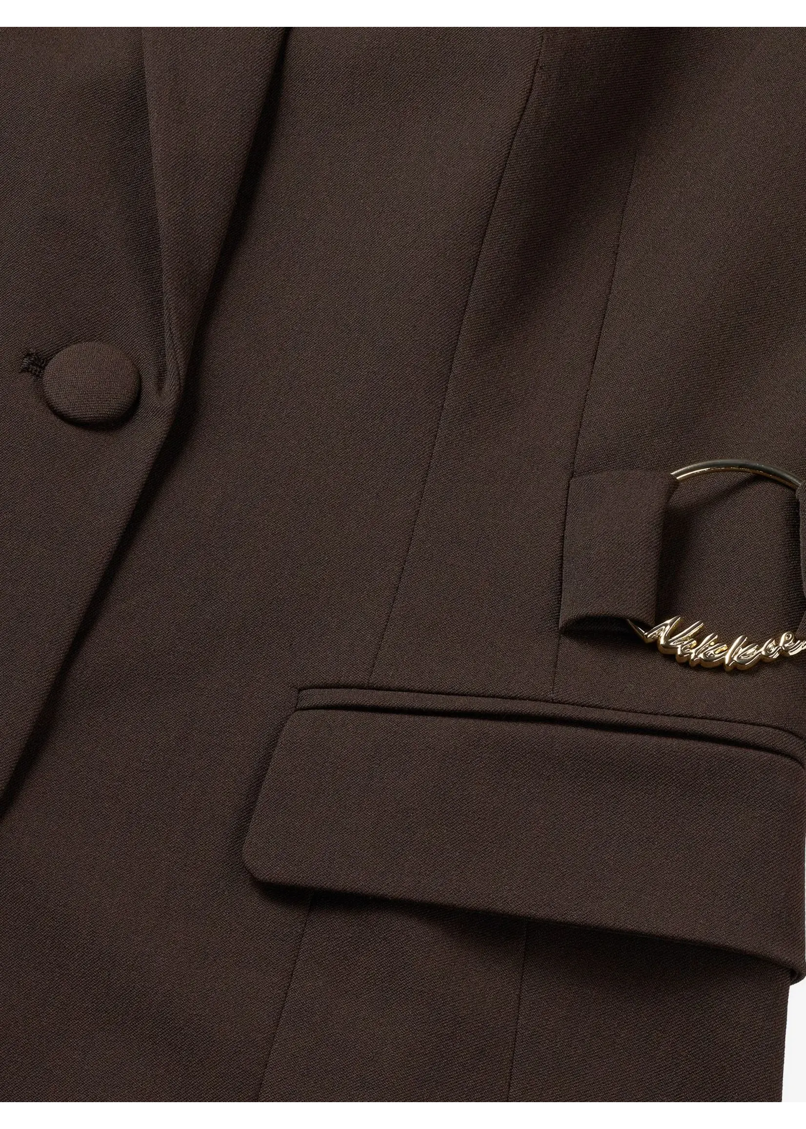 NIKKIE NIKKIE - Oxford Blazer - Coffee