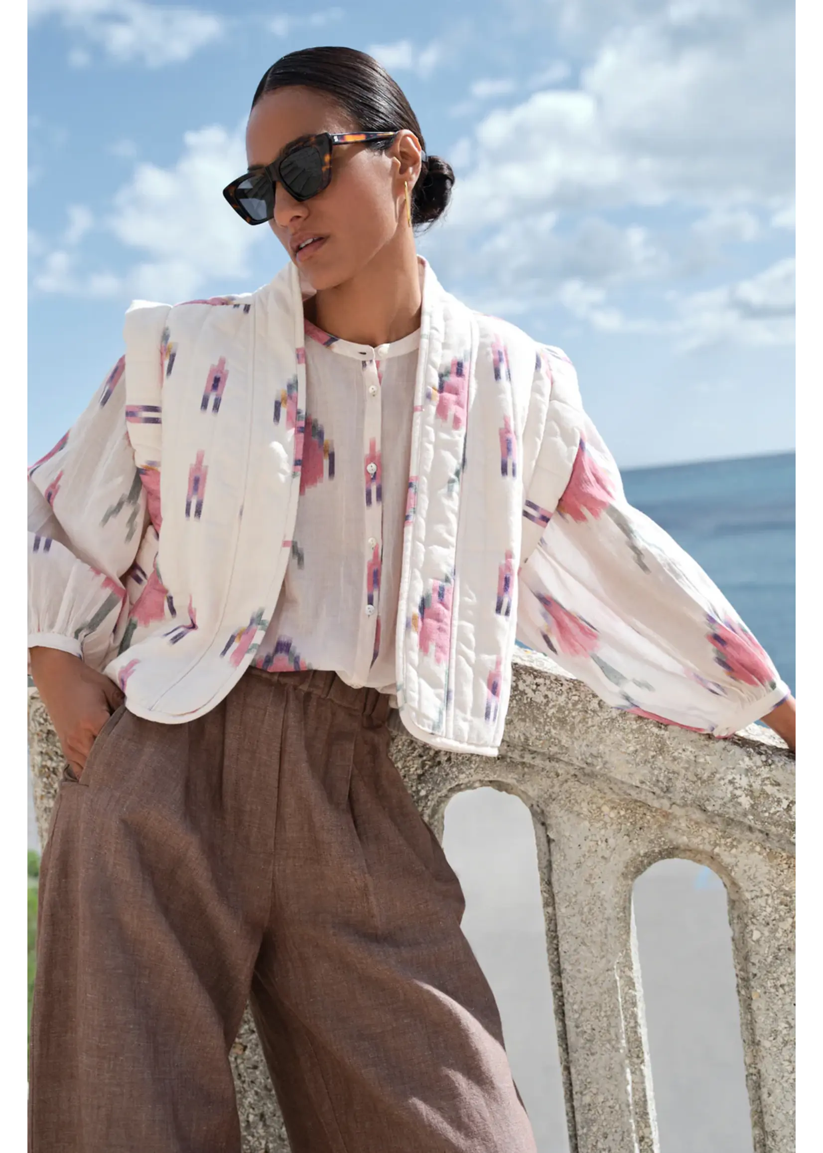 By-Bar By-Bar - Becky Blouse - Ikat Spring