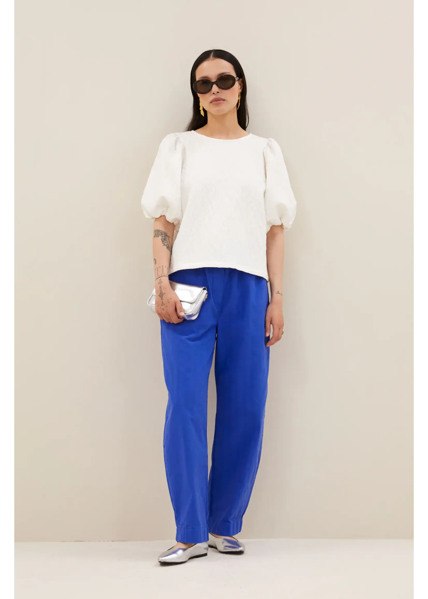 By-Bar By-Bar - Jet Cheetah Blouse - Off White