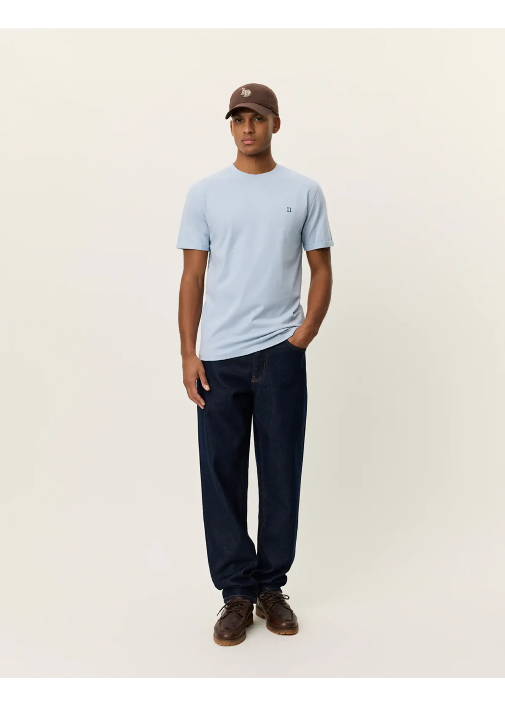 Les Deux Les Deux - Norregaard T-Shirt - Blauw