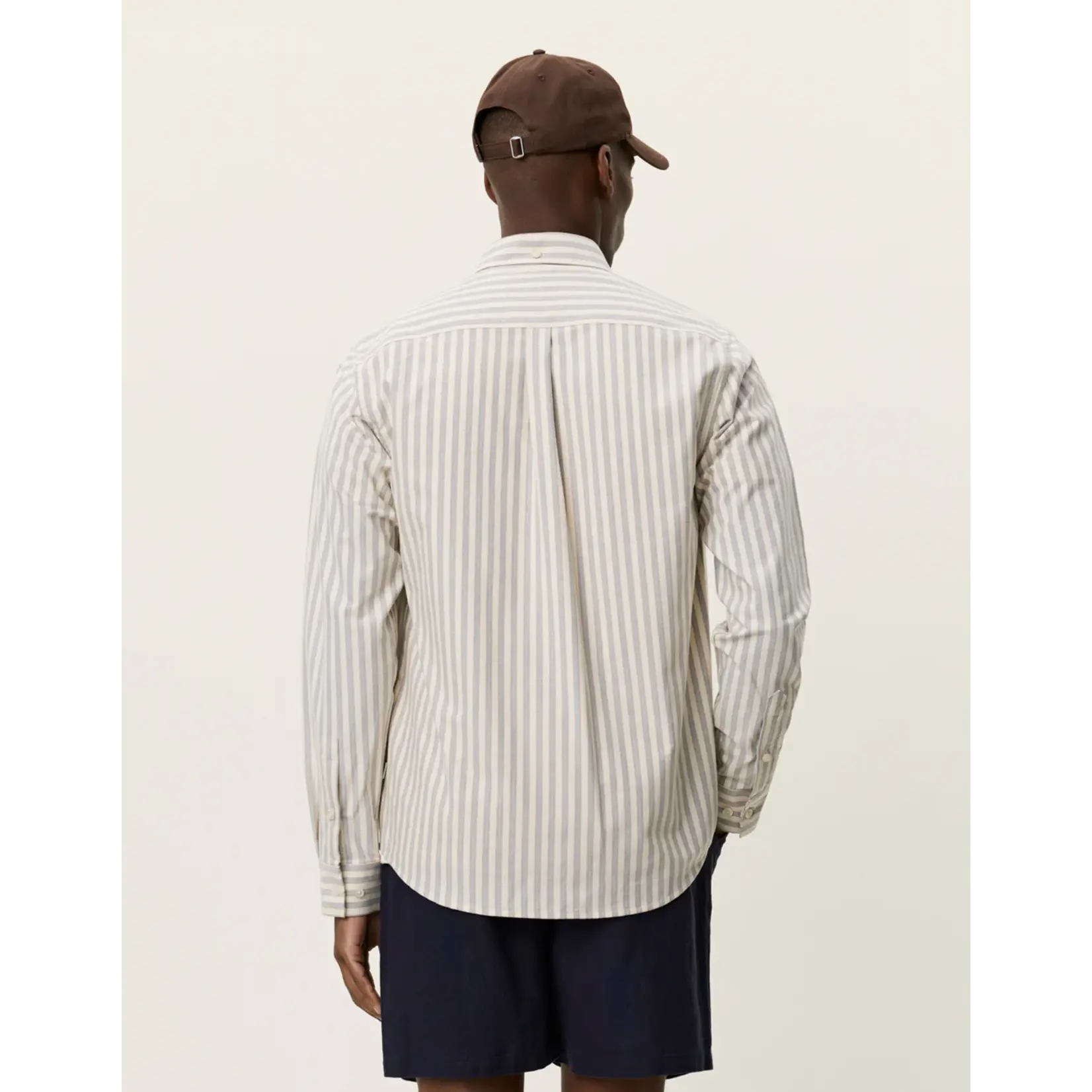 Les Deux Les Deux - Konrad Striped Oxford Shirt - Verschillende kleuren verkrijgbaar