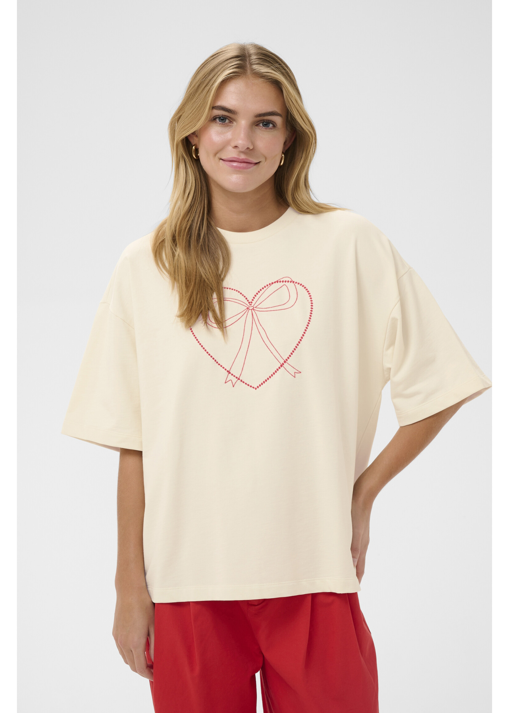 Saint Tropez Saint Tropez - PextonSZ Sweatshirt - Baby's Breath