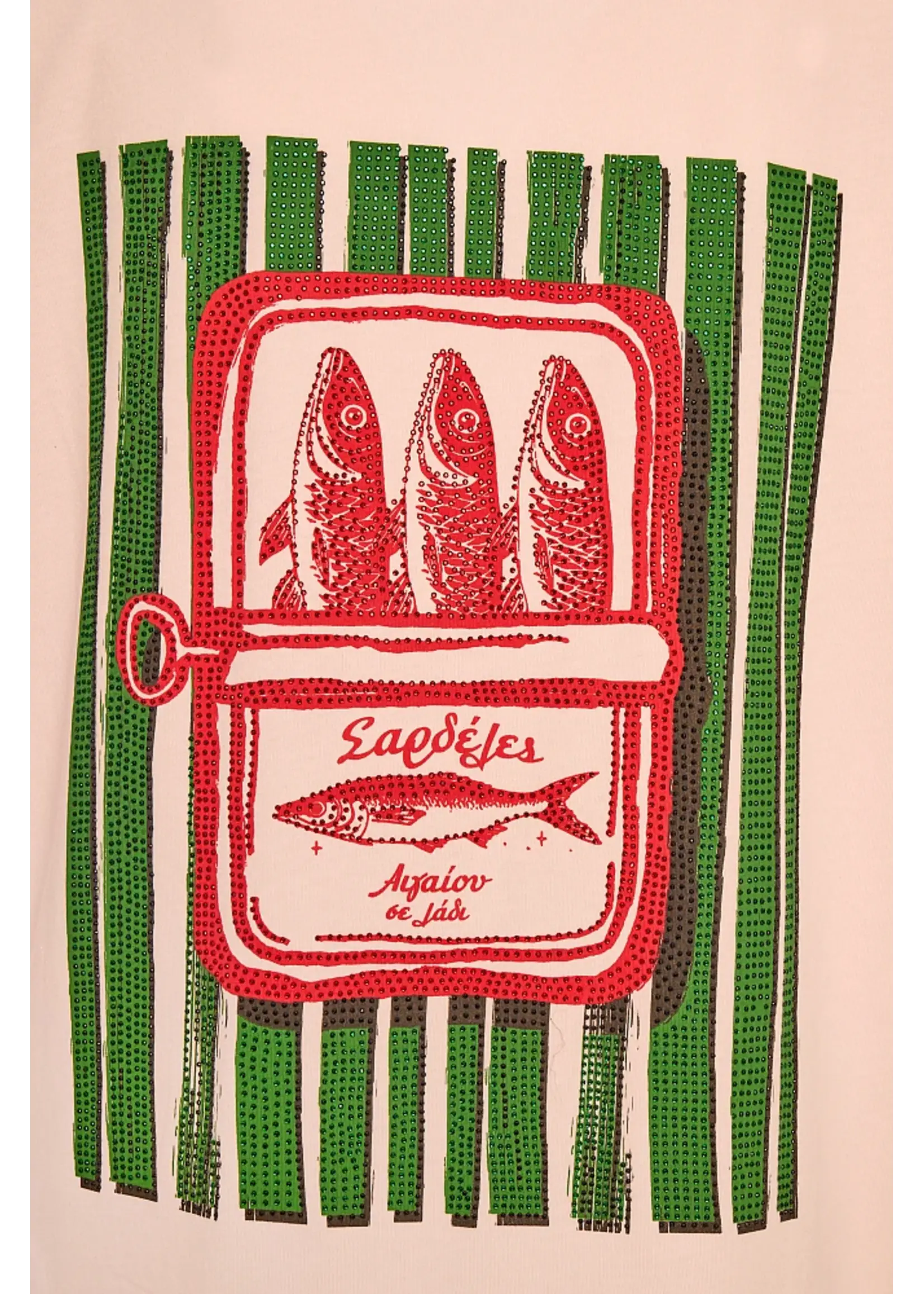 BSB BSB - T-shirt Sardines - Lichtroze