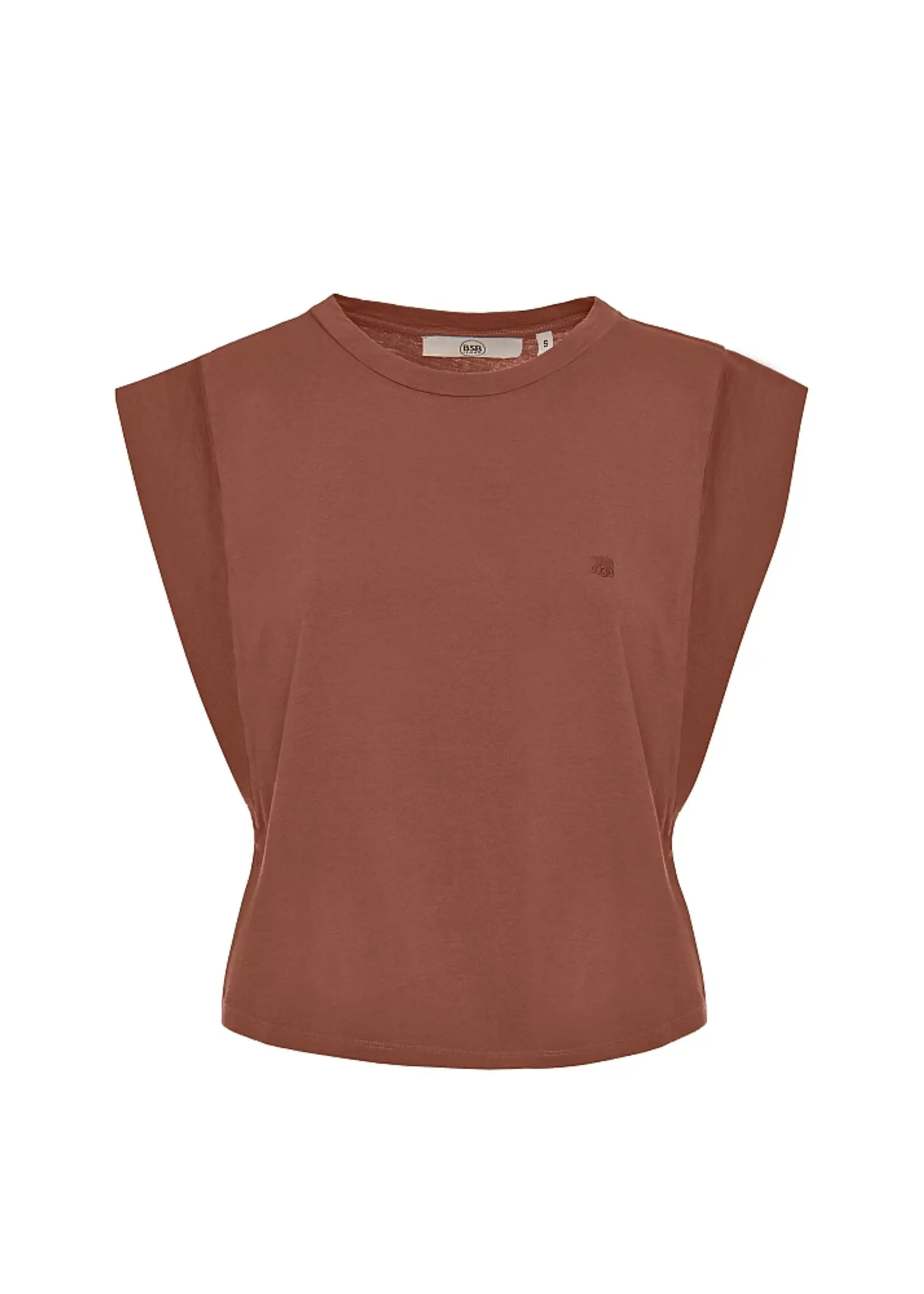 BSB BSB - Top  Wijde Mouw - Chocolade