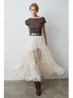 BSB BSB - Maxi Rok Kant - Vanille