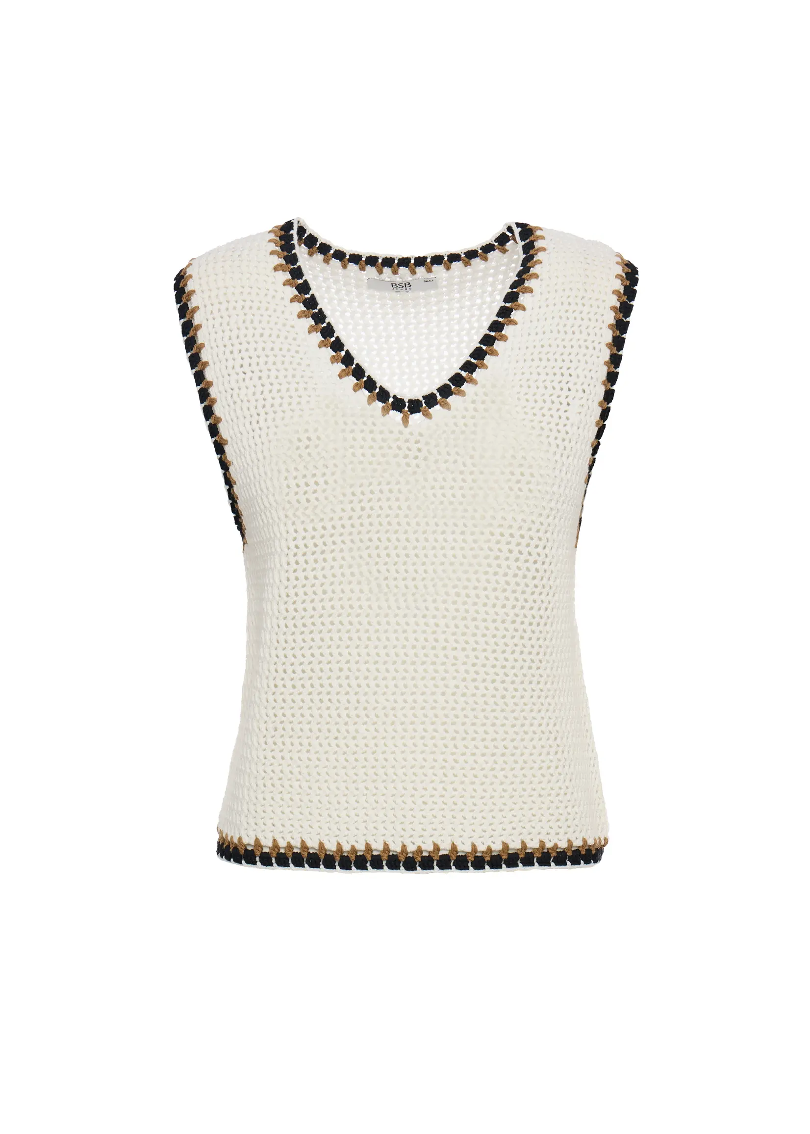 BSB BSB - Debardeur Gehaakt - Off White