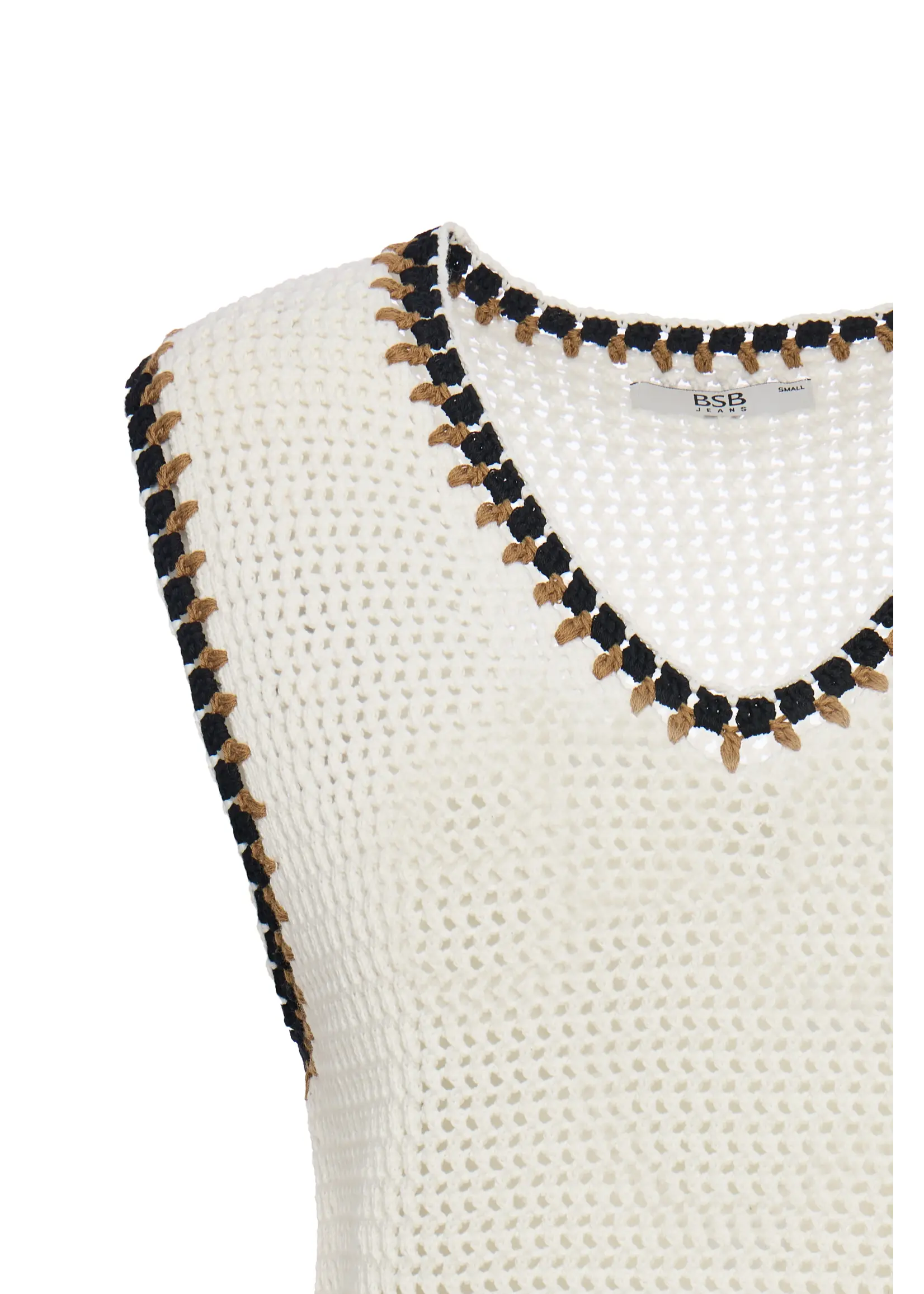 BSB BSB - Debardeur Gehaakt - Off White