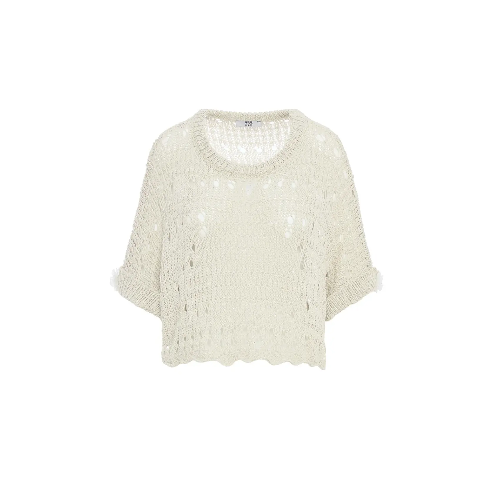 BSB BSB - Corchet Top - Wit
