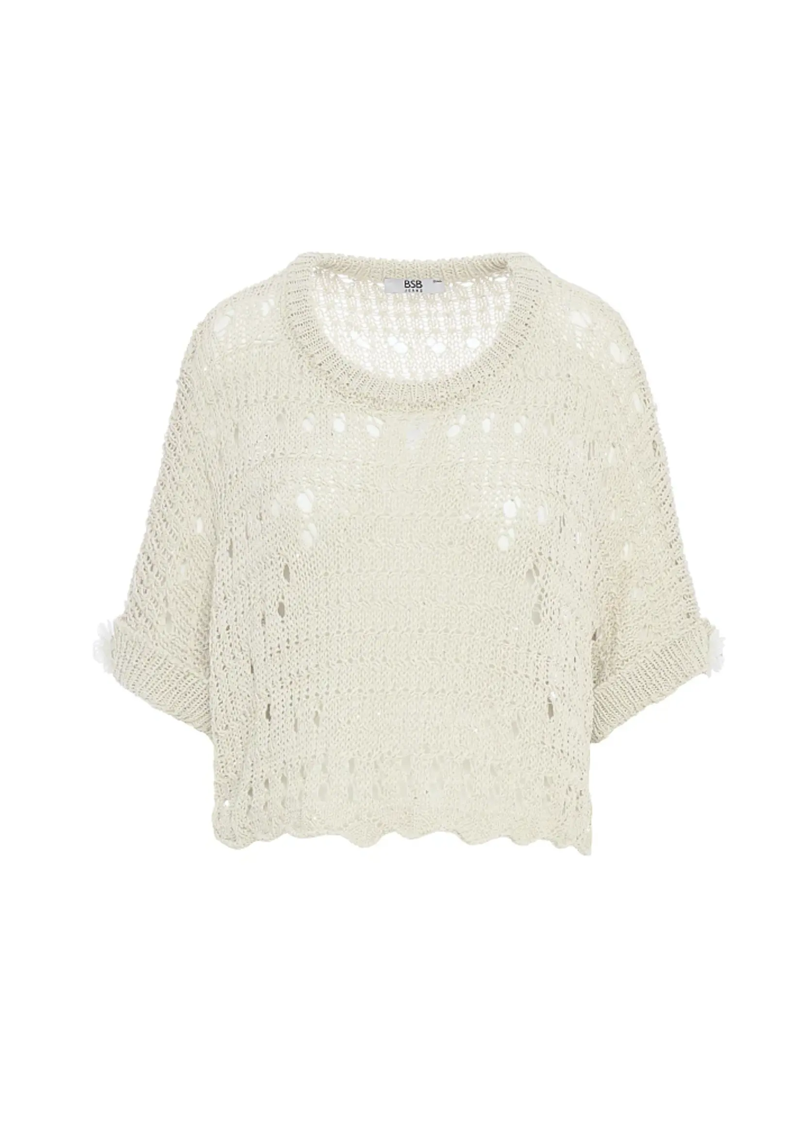 BSB BSB - Corchet Top - Wit