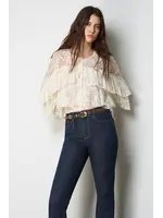 BSB BSB - Blouse met Kant - Vanille