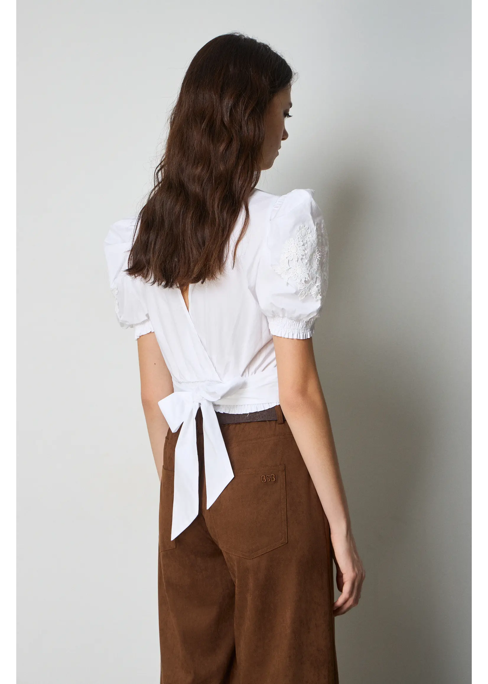 BSB BSB - Kant Blouse - Wit