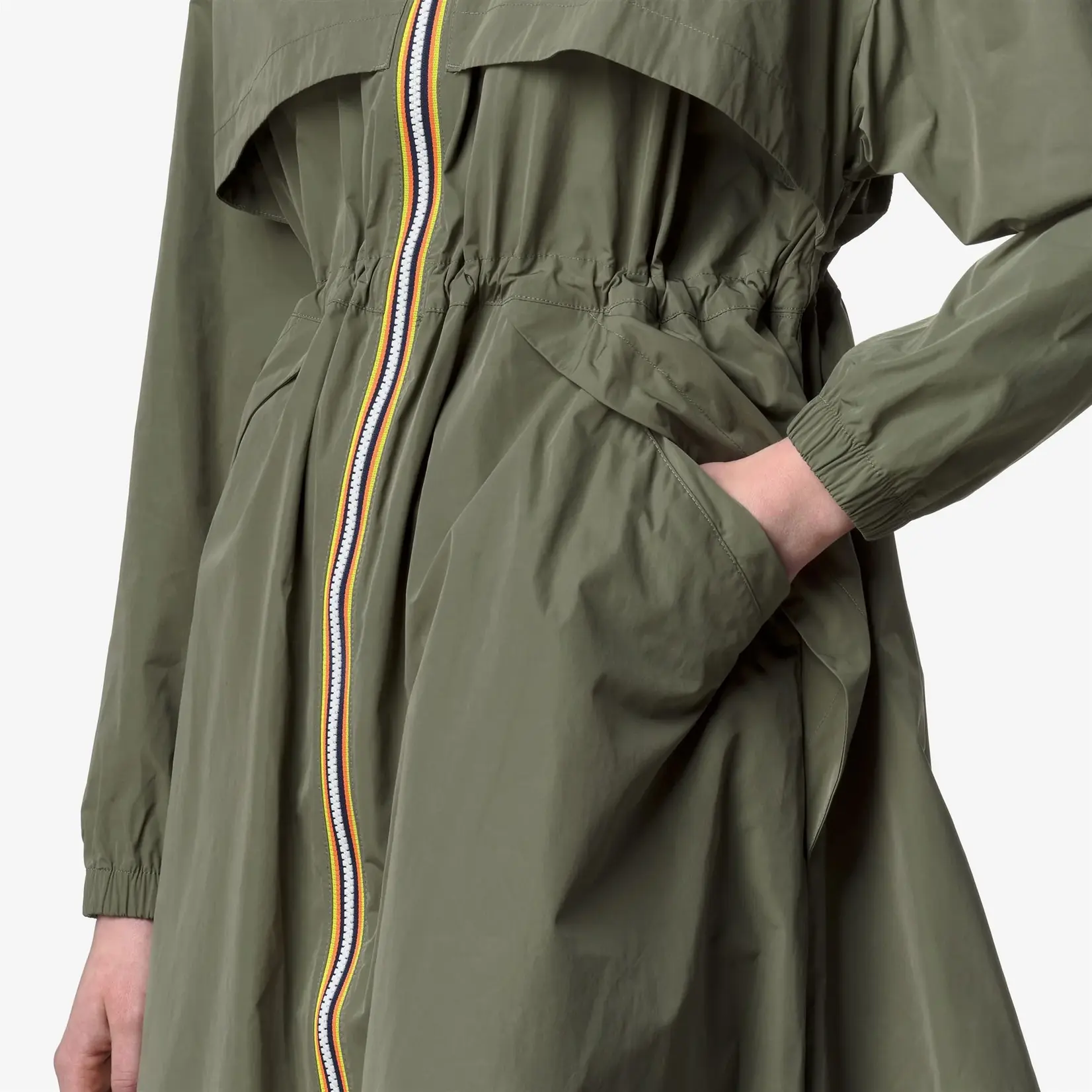 K-WAY K-Way - Aube Memory Touch - Green Linchen
